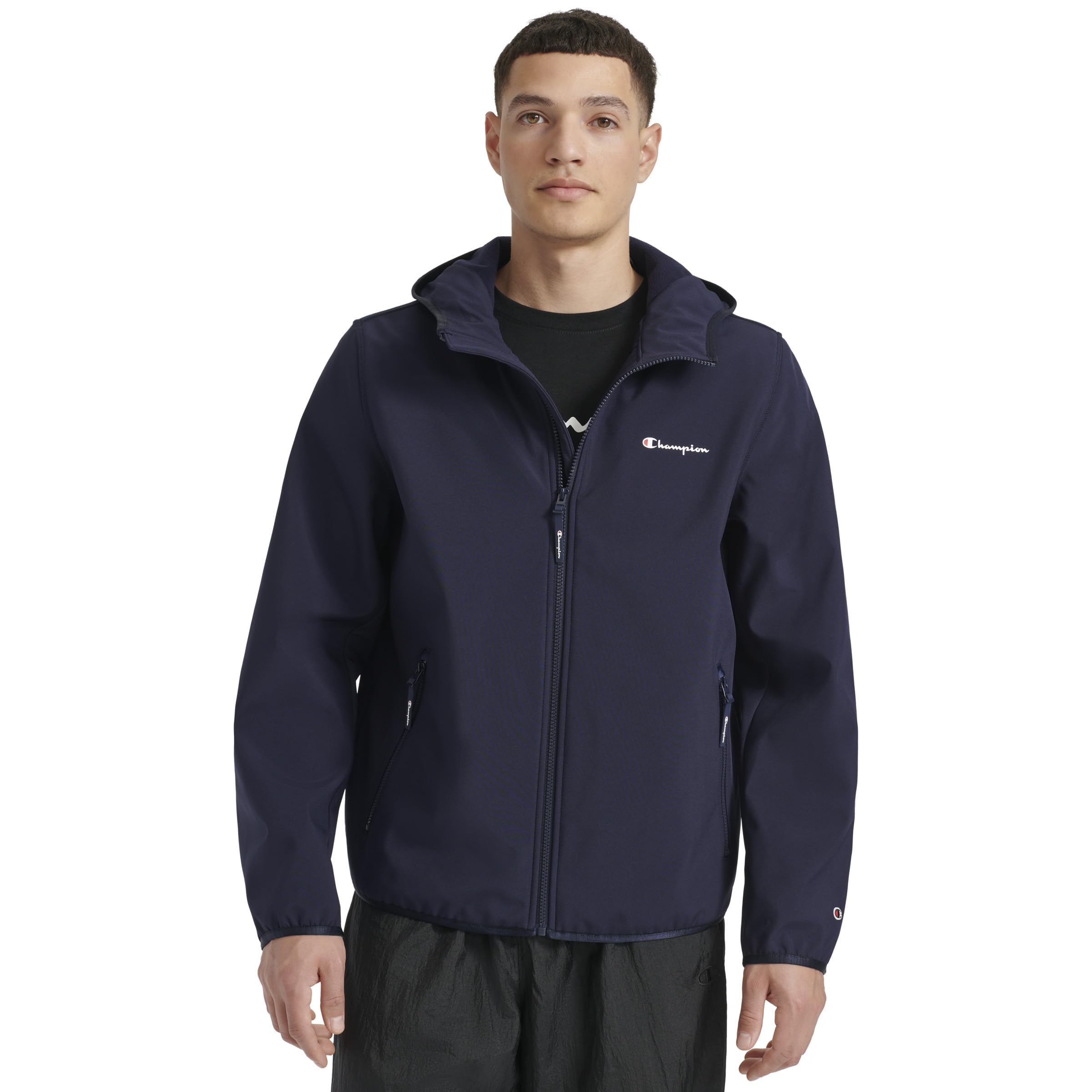 Champion Men's Lightweight Active Soft Shell Jacket With Hood