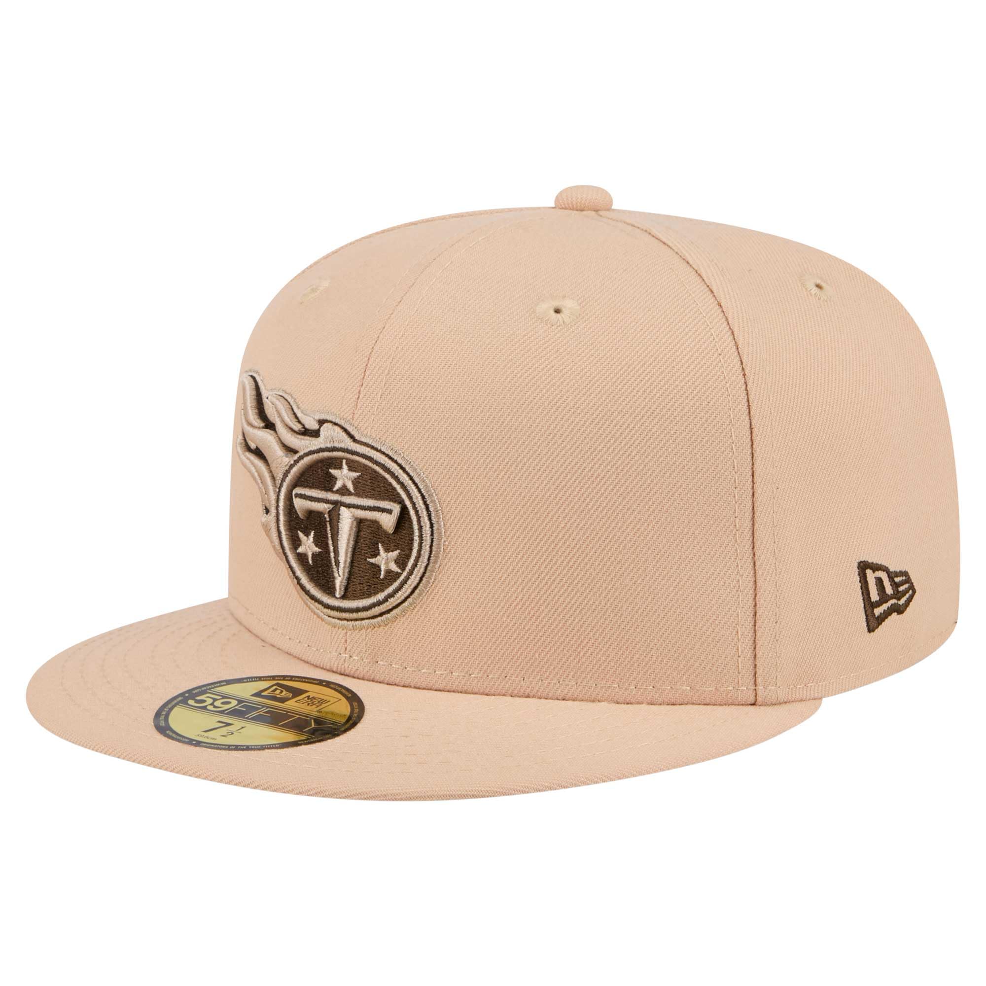 New Era Men's Tan NFL Candied Pecan 59FIFTY Fitted Hat