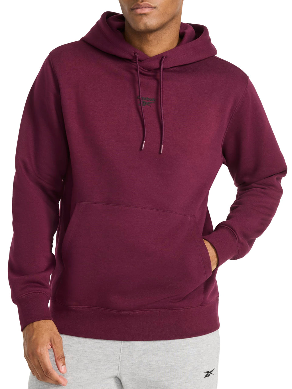 Reebok mens Finisher Hoodie, Standard Fit, Midweight Cotton-poly Fleece Fabric