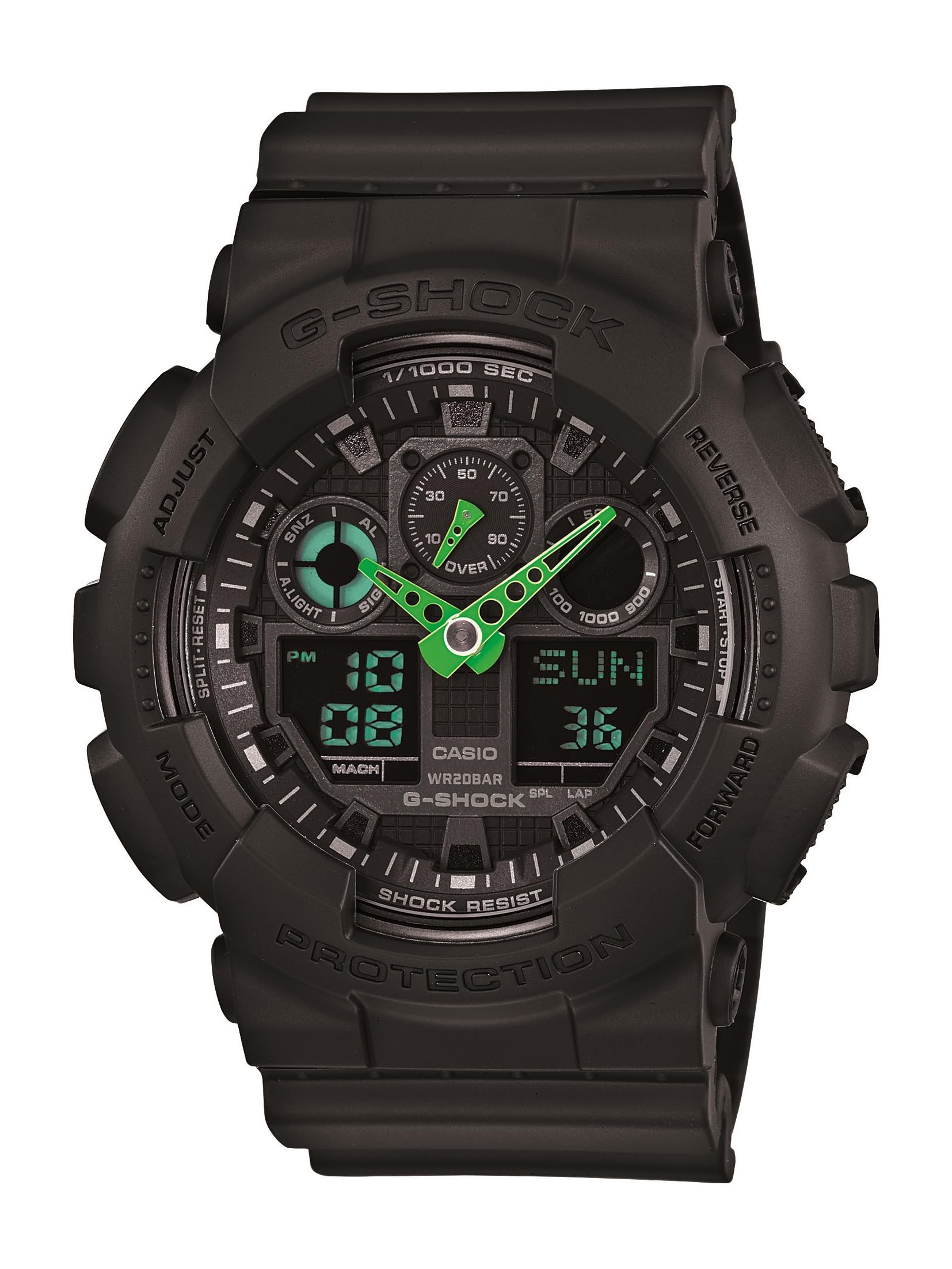 Casio Men's GA-100 XL Series G-Shock Quartz 200M WR Shock Resistant Watch