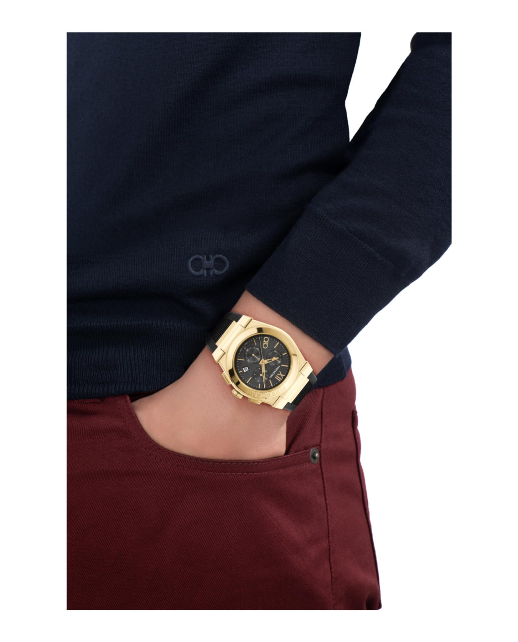 Salvatore Ferragamo Vega Collection Luxury Mens Watch Timepiece