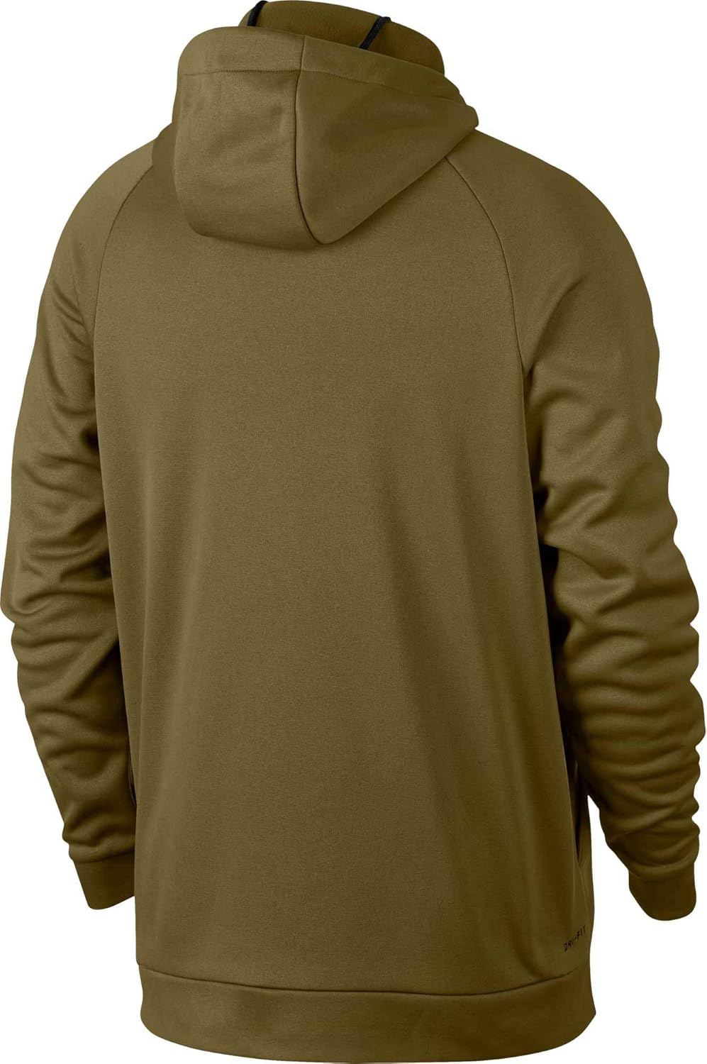 NIKE Men's Therma Graphic Training Hoodie (Olive Flak/Black, Large)