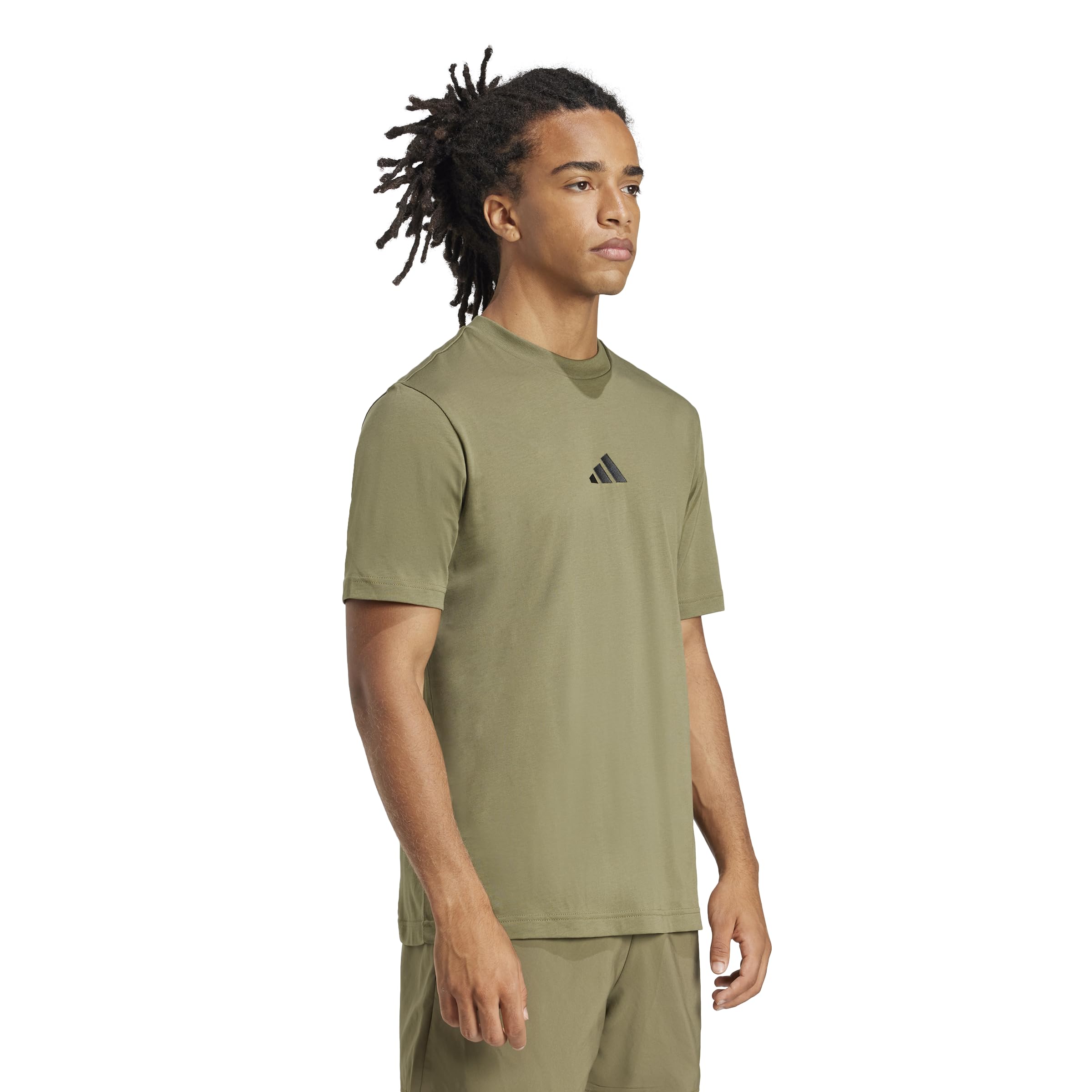 adidas Originals Men's Essentials Small Logo Single Jersey T-Shirt