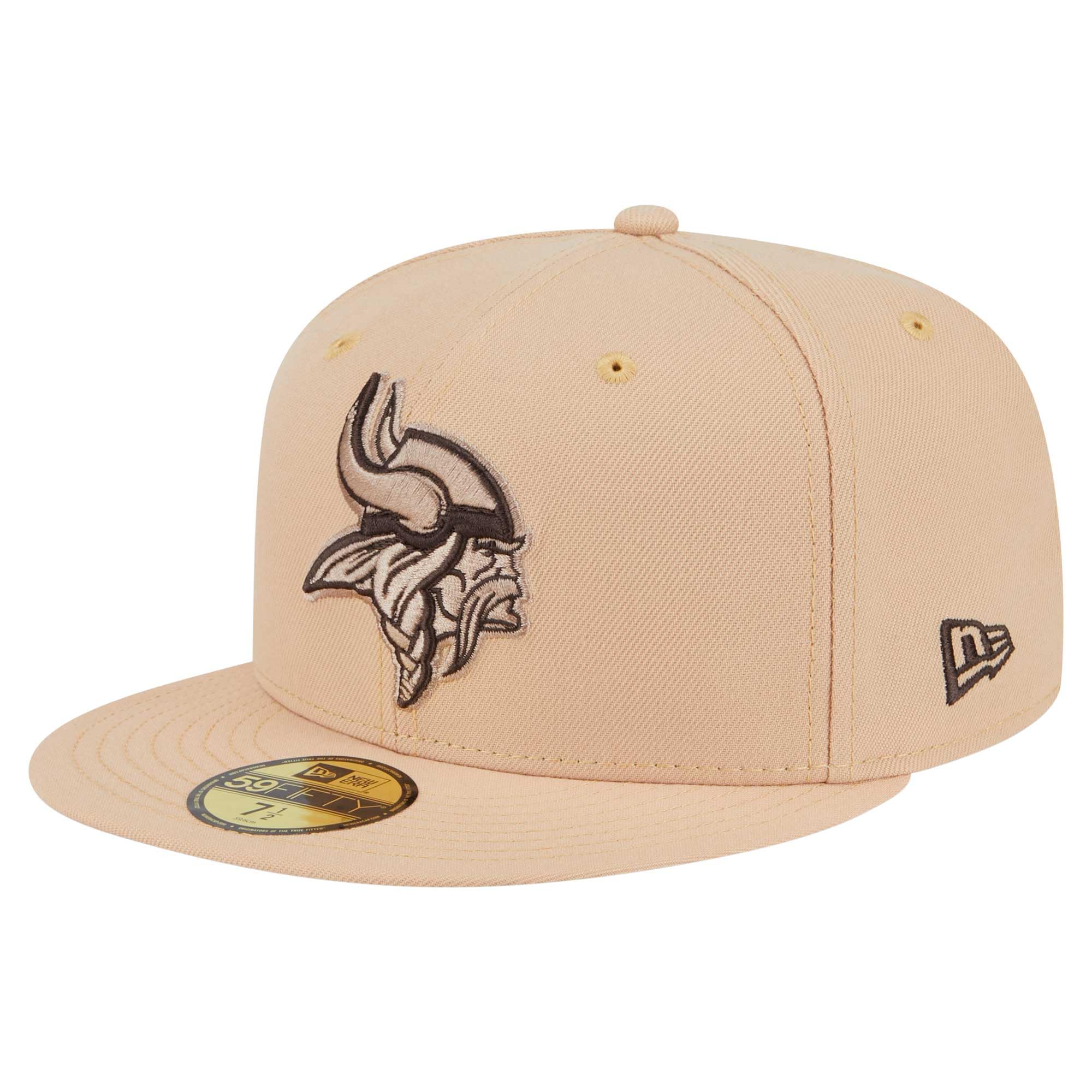 New Era Men's Tan NFL Candied Pecan 59FIFTY Fitted Hat