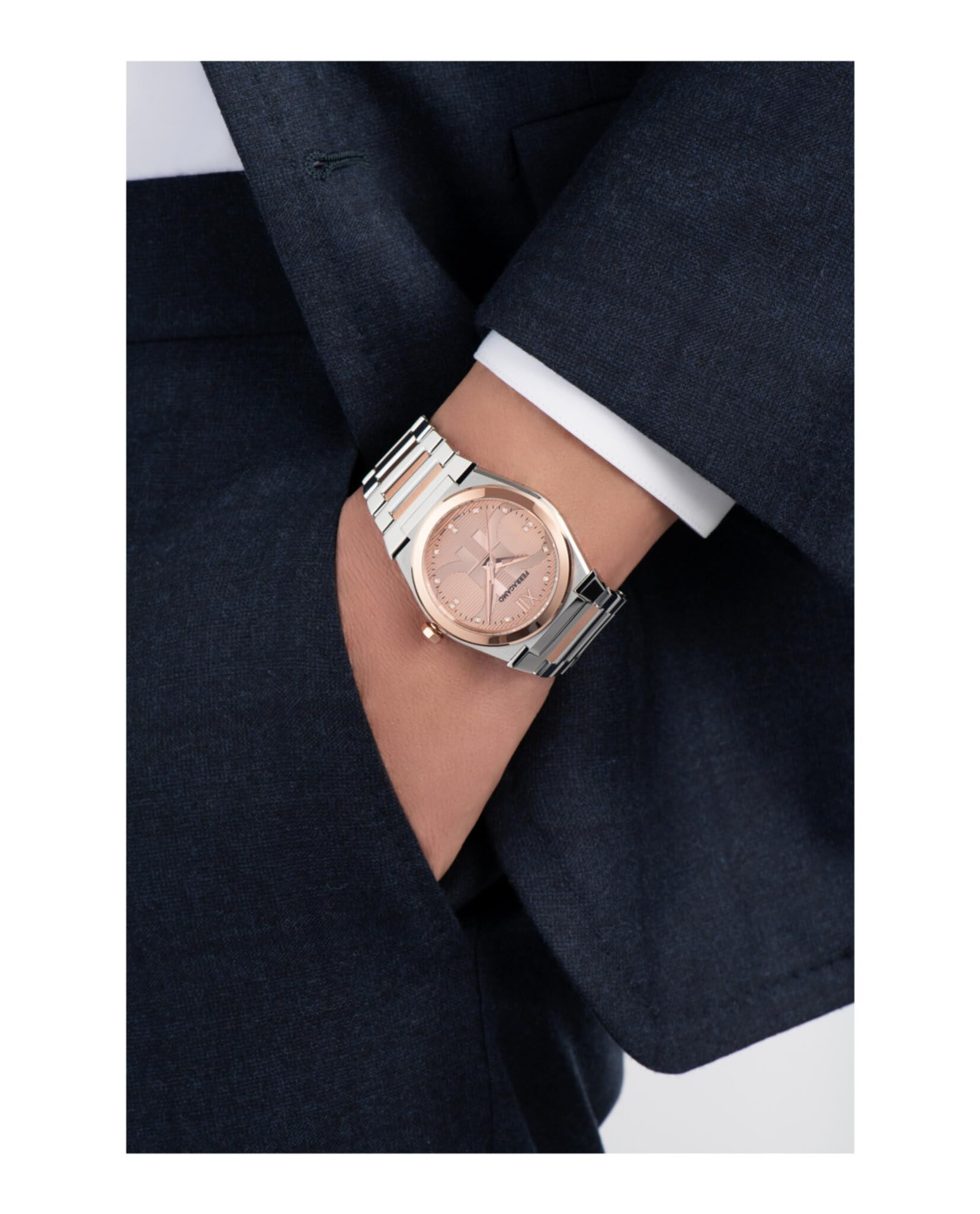 Salvatore Ferragamo Vega Collection Luxury Mens Watch Timepiece