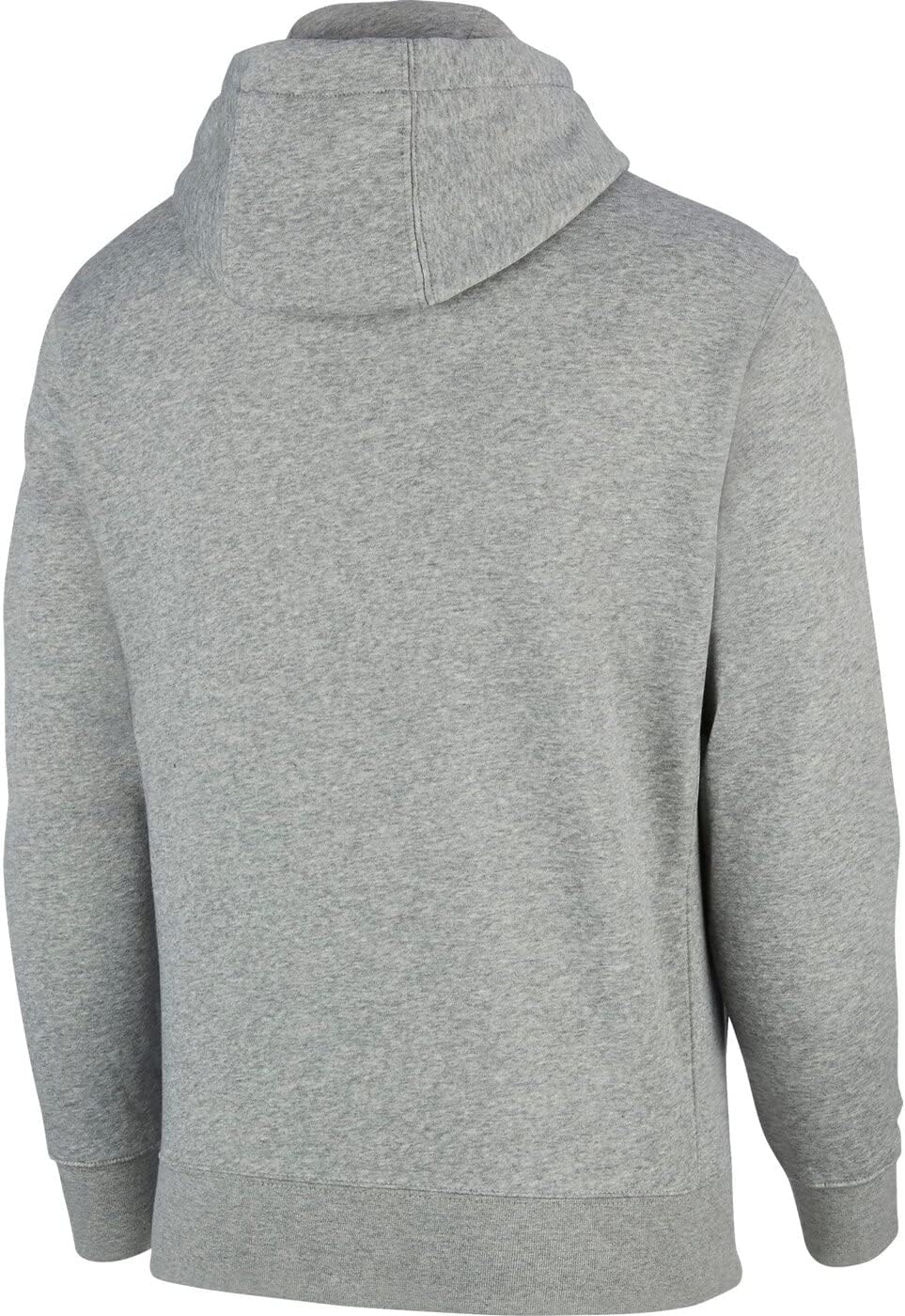 Nike Men's Sportswear Club Fleece Full Zip Hoodie, Fleece Zip-Up Hoodie Men, Dark Grey Heather/Mattelic Silver/White, L