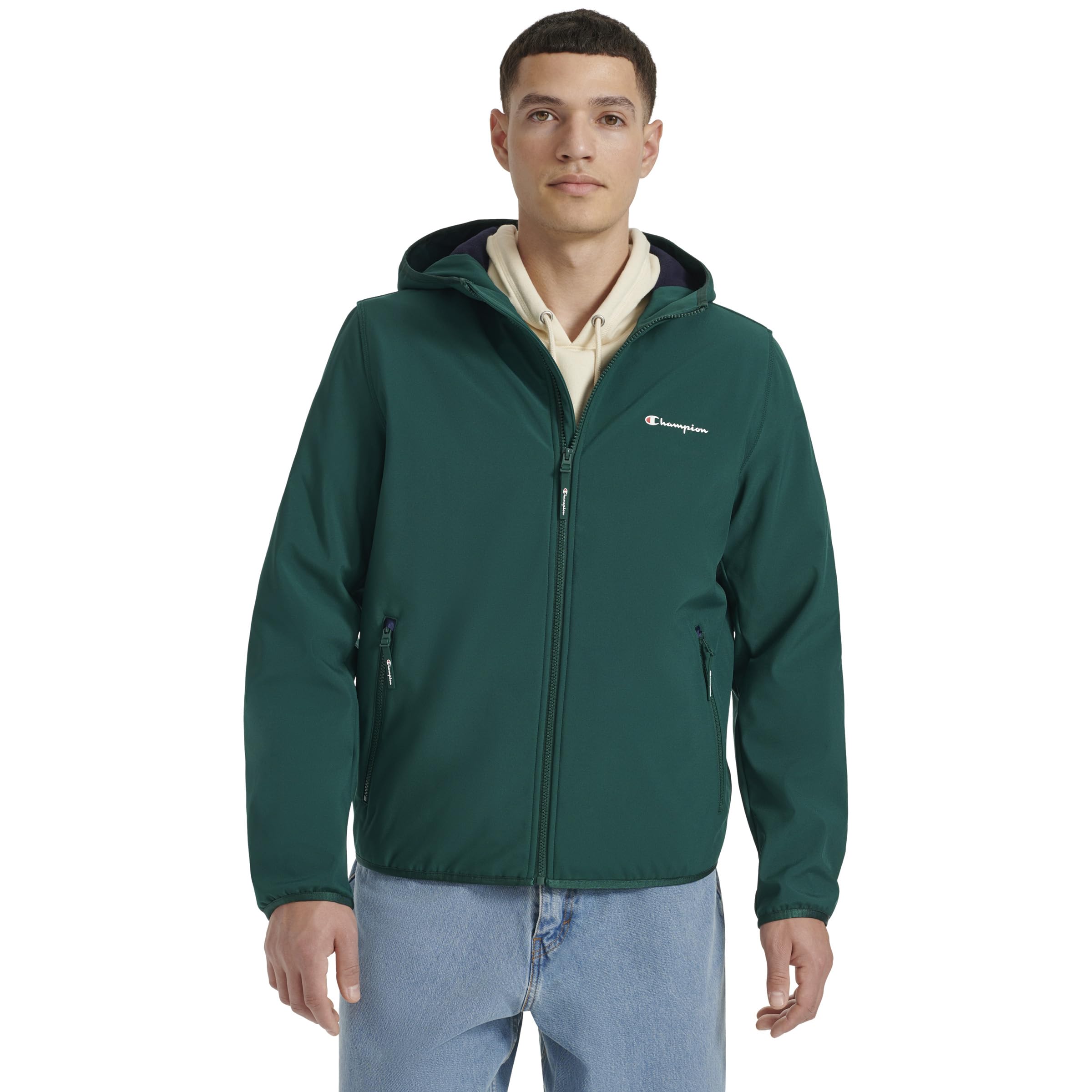 Champion Men's Lightweight Active Soft Shell Jacket With Hood