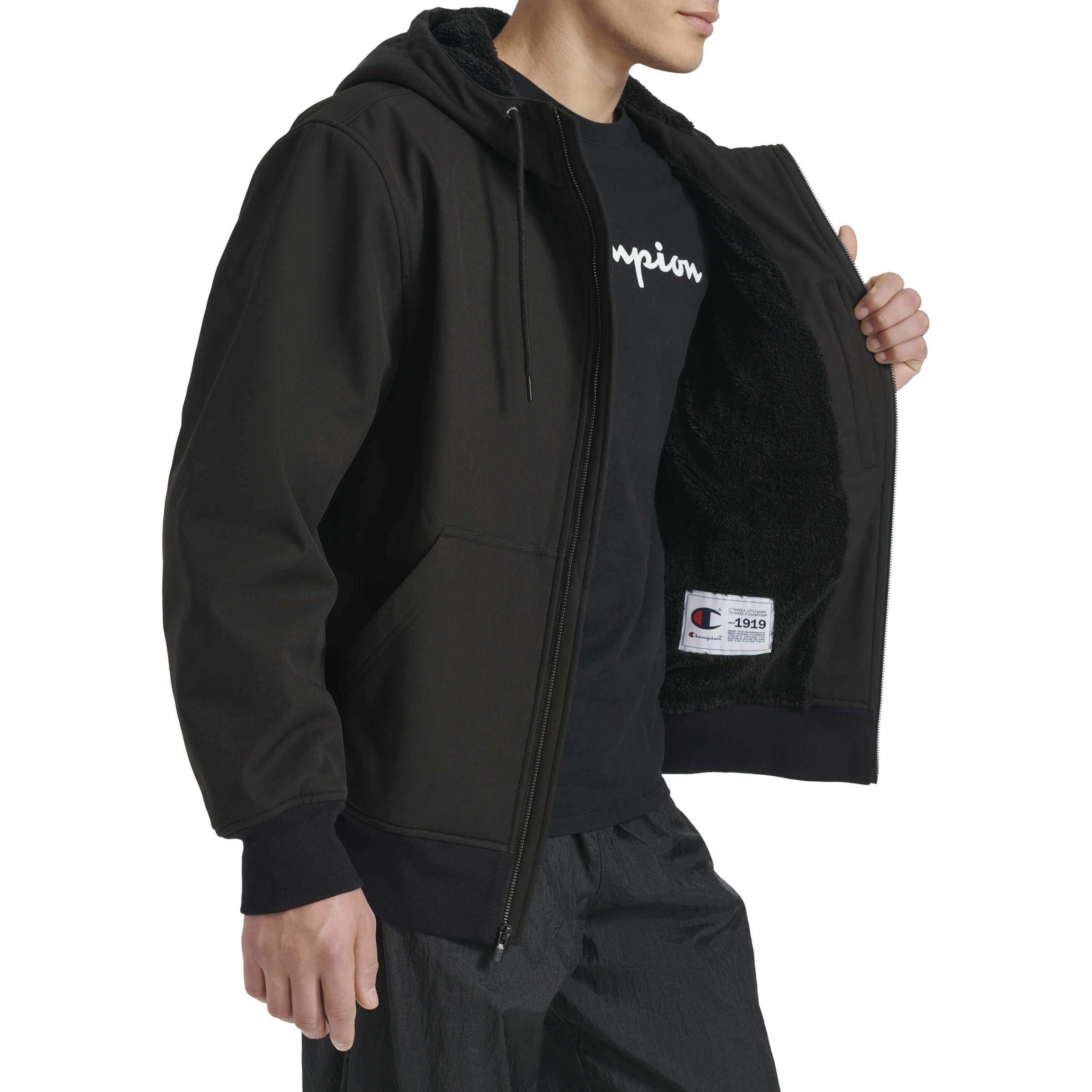 Champion Men's Sherpa Lined Hoodie