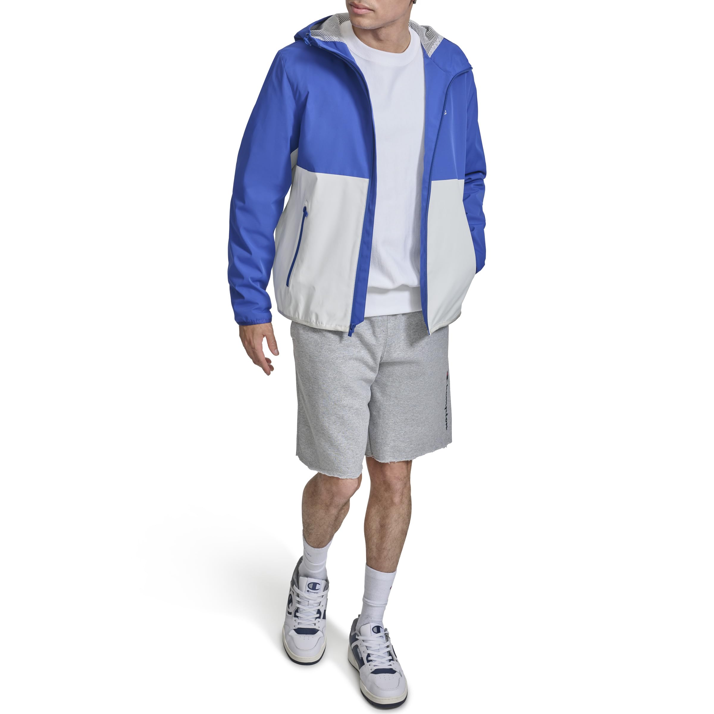 Champion Men's Performance Windbreaker Rain Jacket With Hood