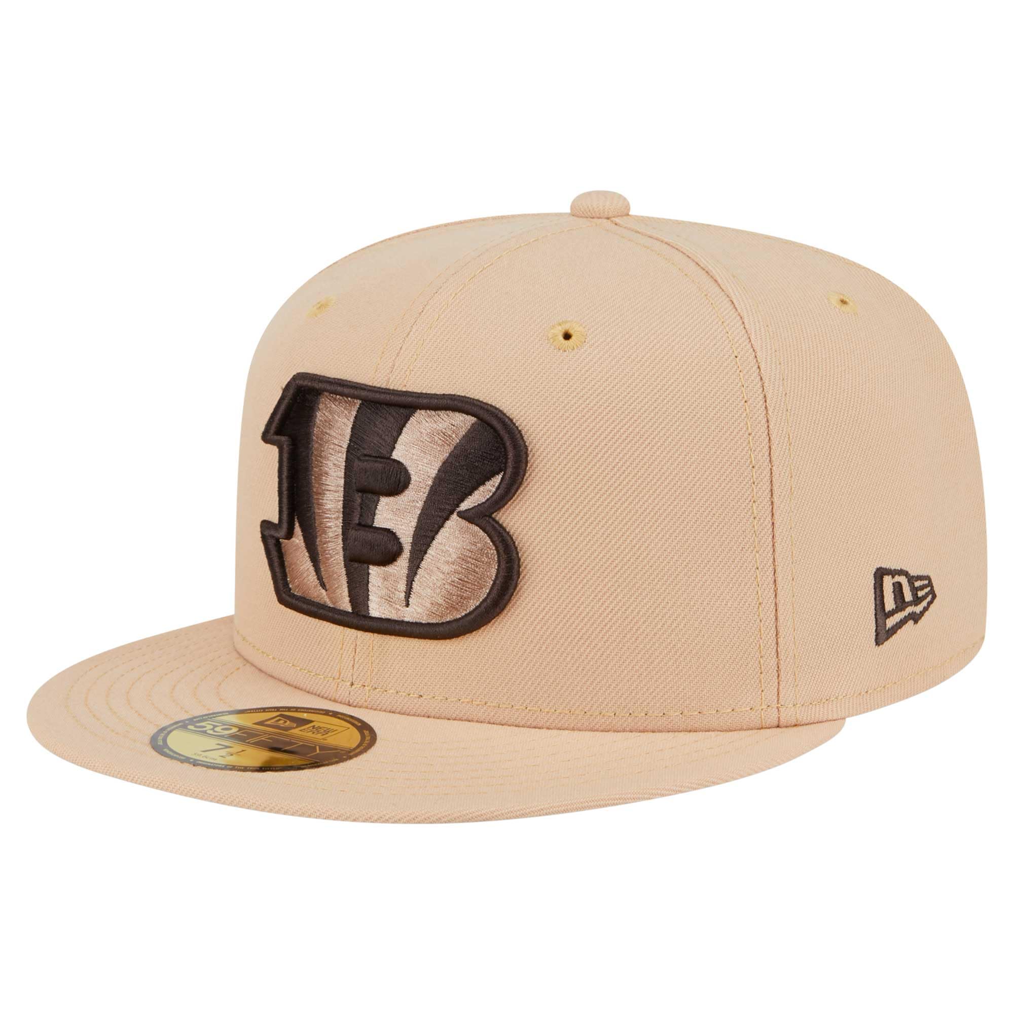 New Era Men's Tan NFL Candied Pecan 59FIFTY Fitted Hat