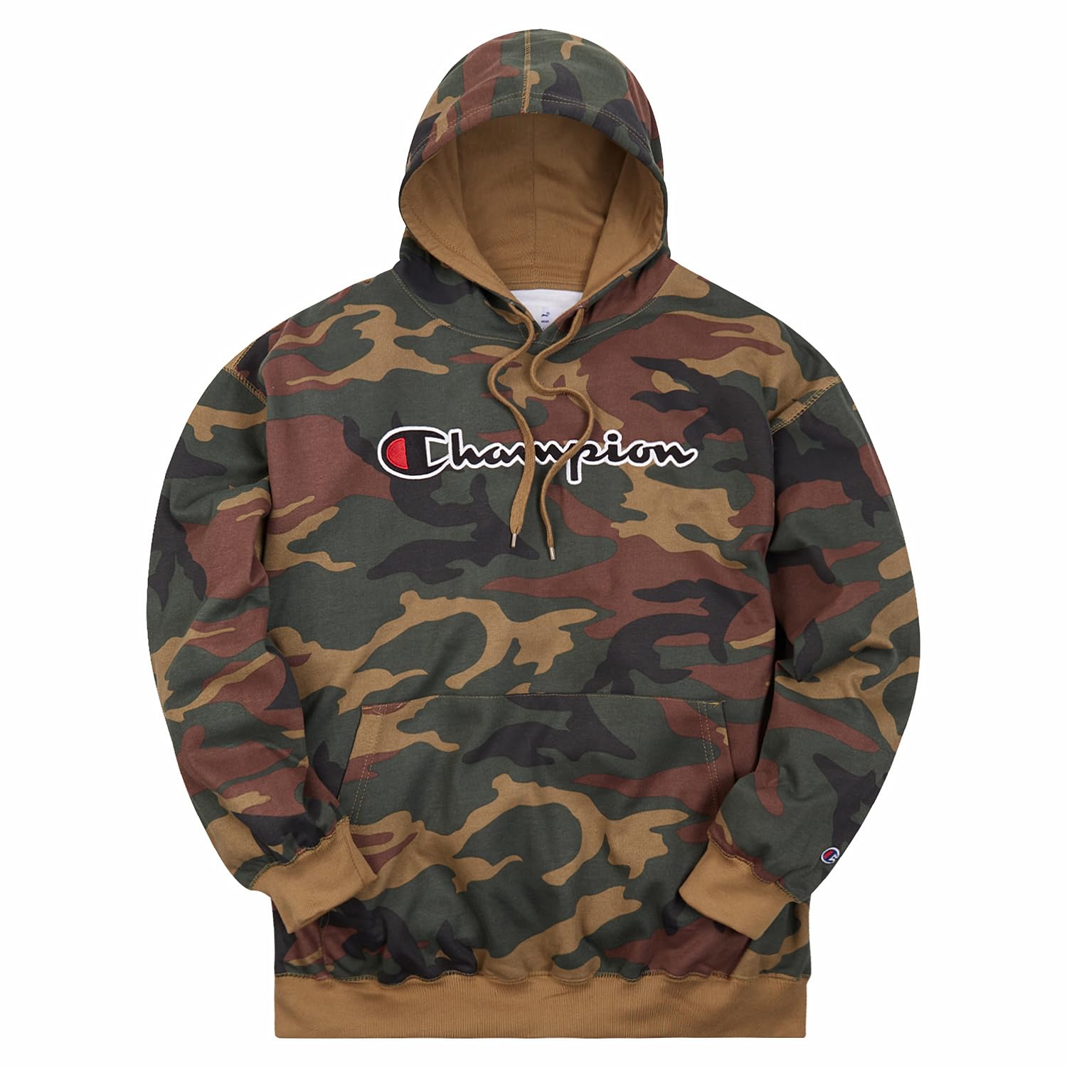 Champion Mens Hoodies Big and Tall - Embroidered Pullover Fleece Sweatshirt