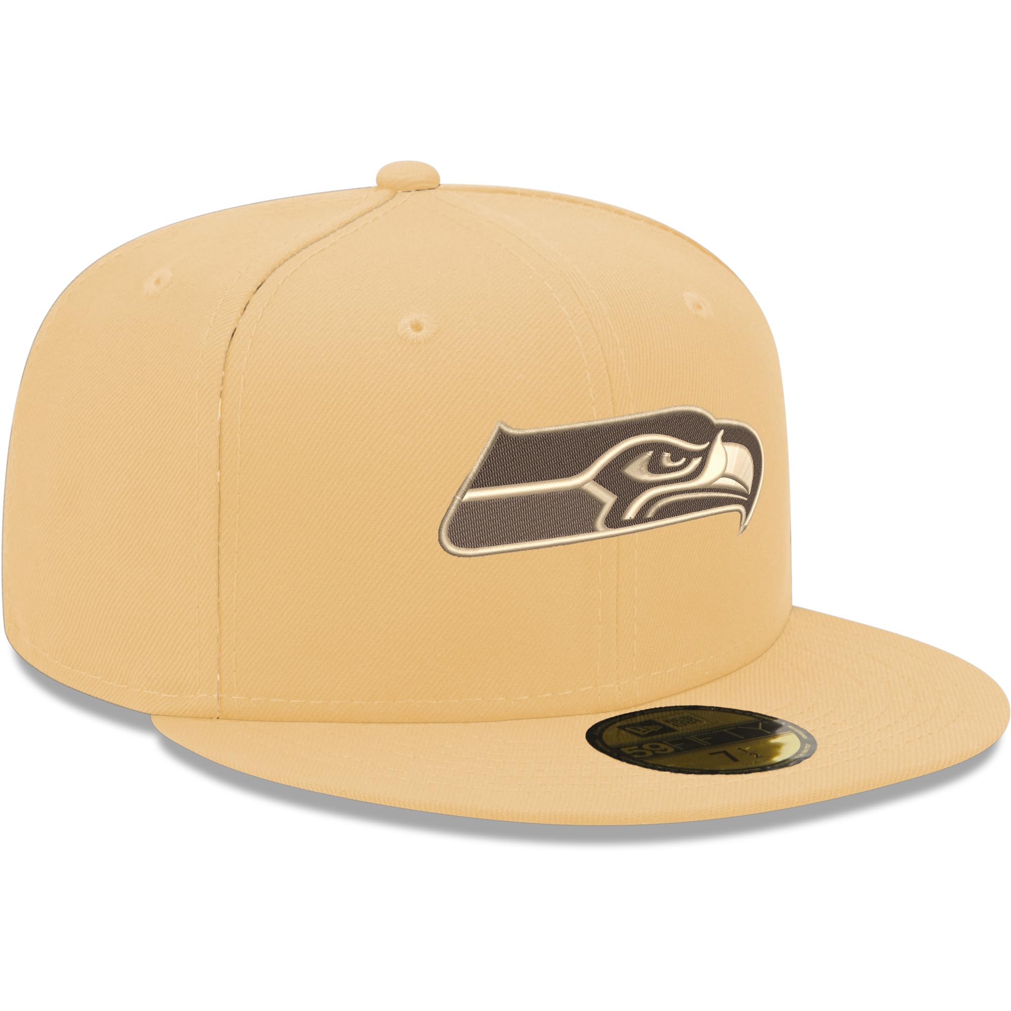 New Era Men's Tan NFL Candied Pecan 59FIFTY Fitted Hat