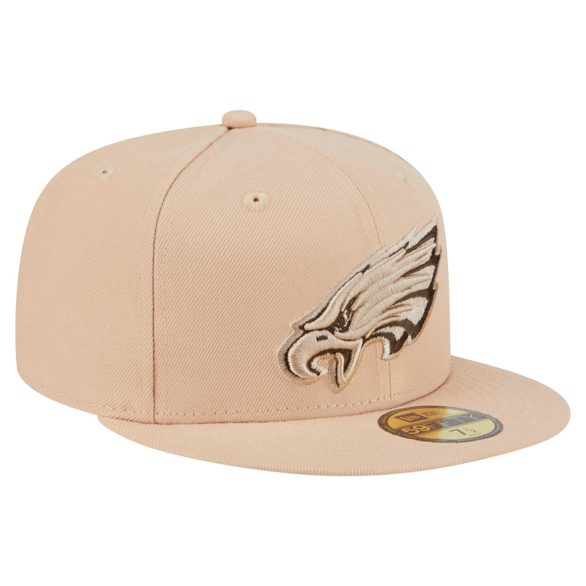 New Era Men's Tan NFL Candied Pecan 59FIFTY Fitted Hat