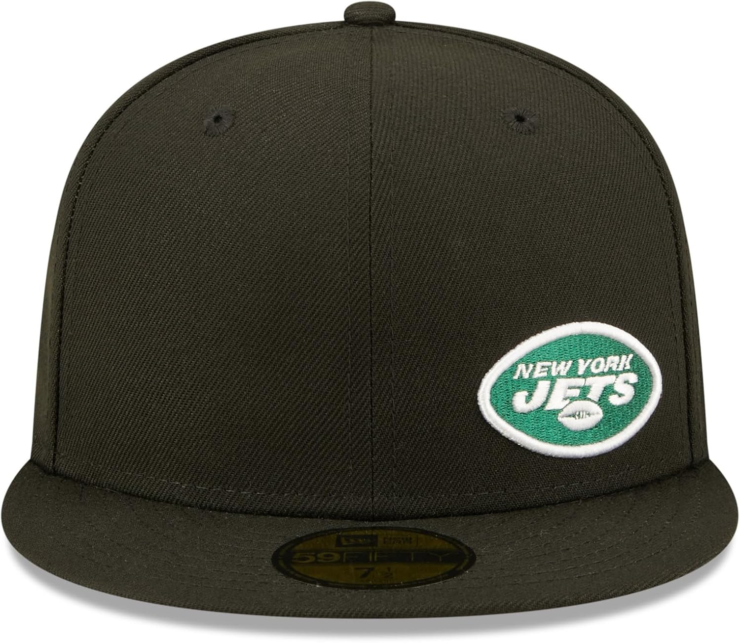 New Era Men's Black New York Jets Flawless 59FIFTY Fitted Hat