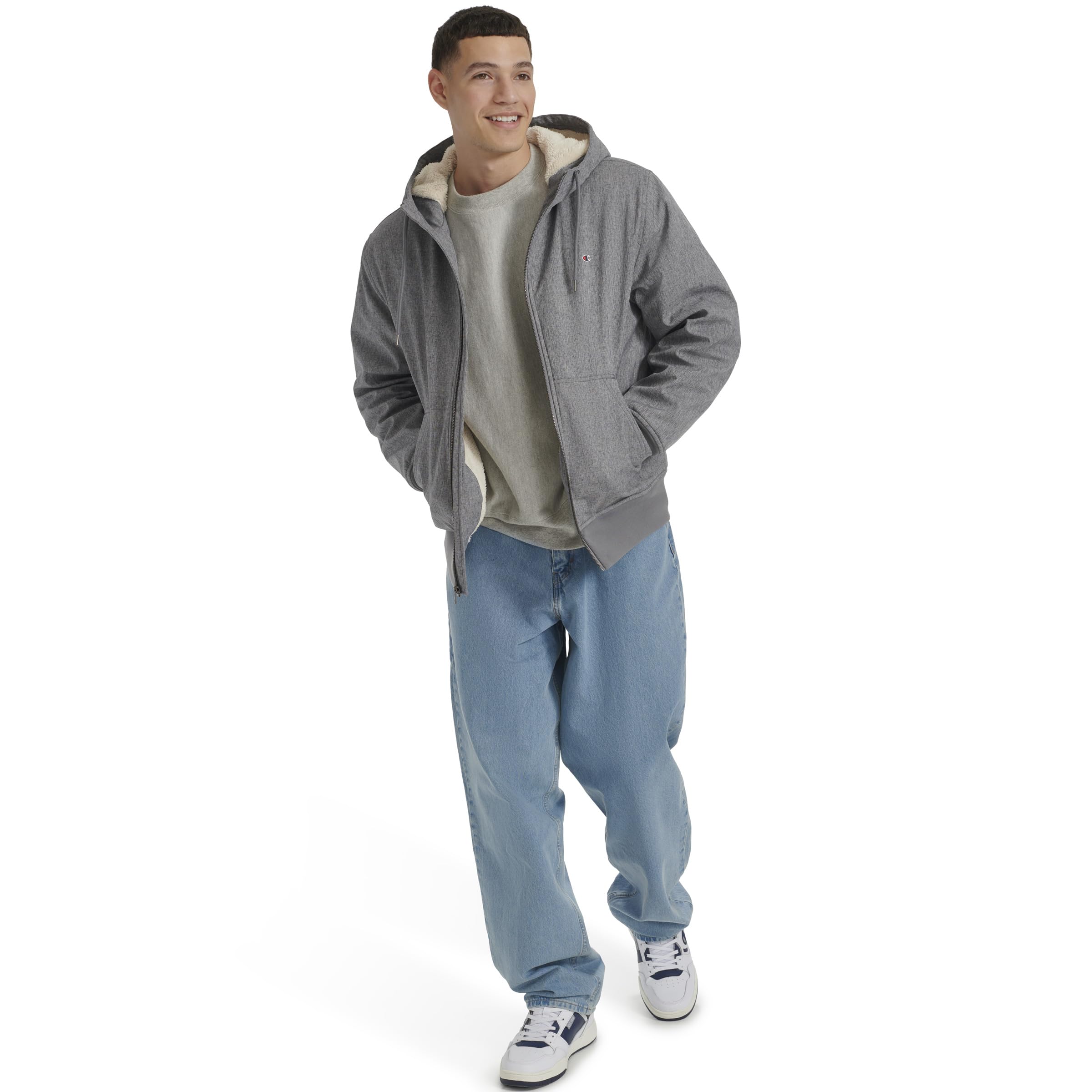 Champion Men's Sherpa Lined Hoodie