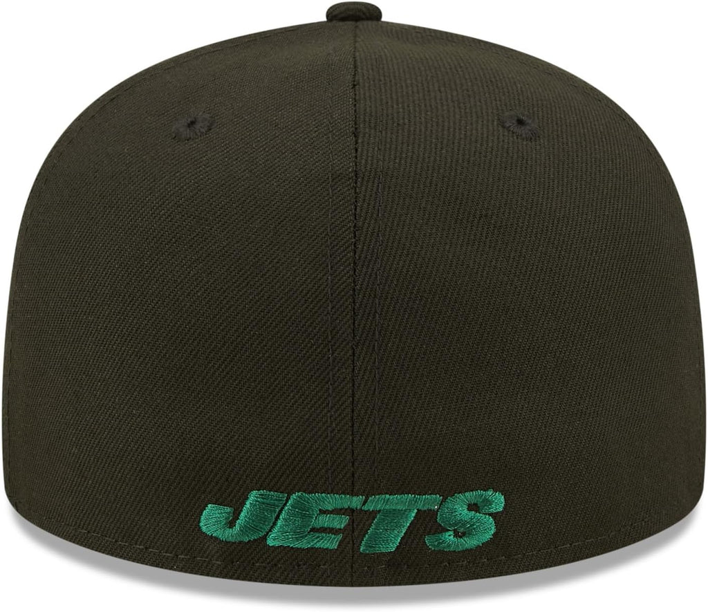 New Era Men's Black New York Jets Flawless 59FIFTY Fitted Hat