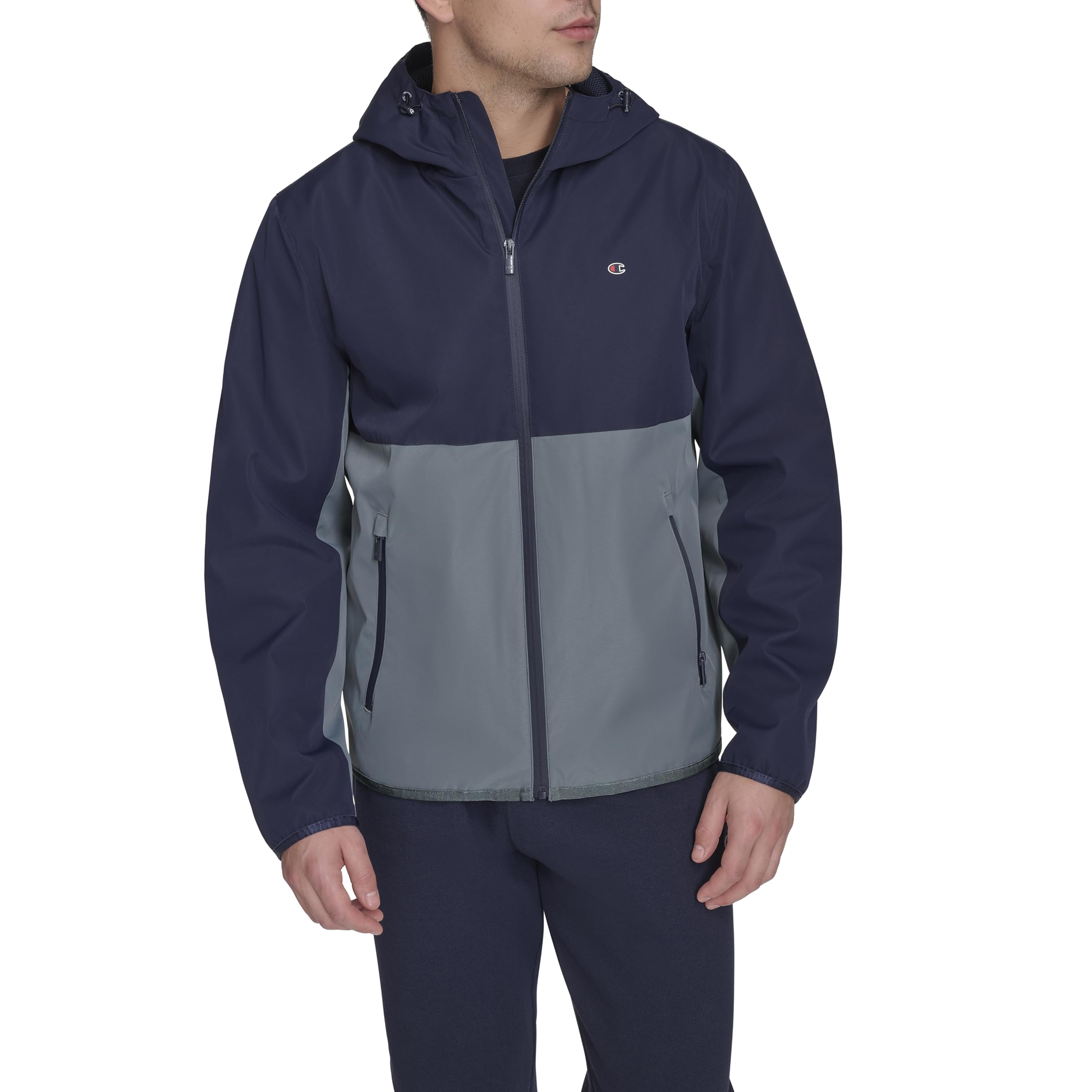Champion Men's Performance Windbreaker Rain Jacket With Hood