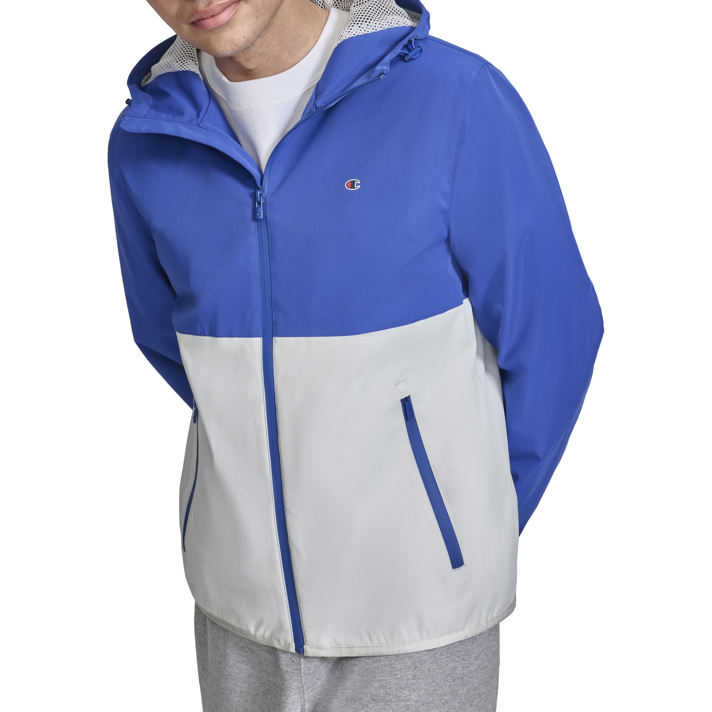 Champion Men's Performance Windbreaker Rain Jacket With Hood