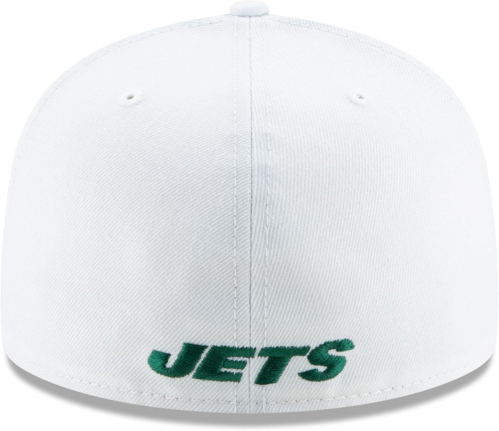 New Era Men's White New York Jets Omaha 59FIFTY Fitted Hat