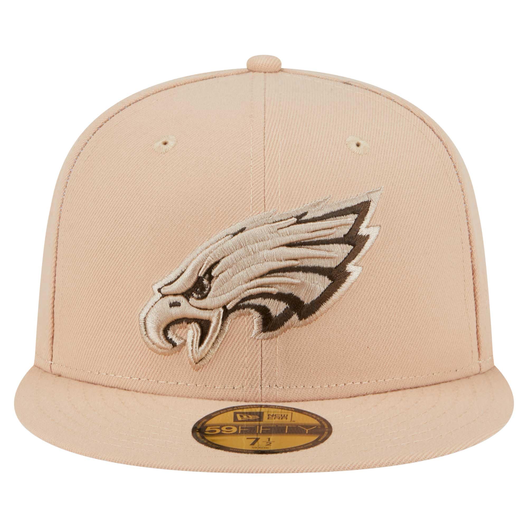 New Era Men's Tan NFL Candied Pecan 59FIFTY Fitted Hat