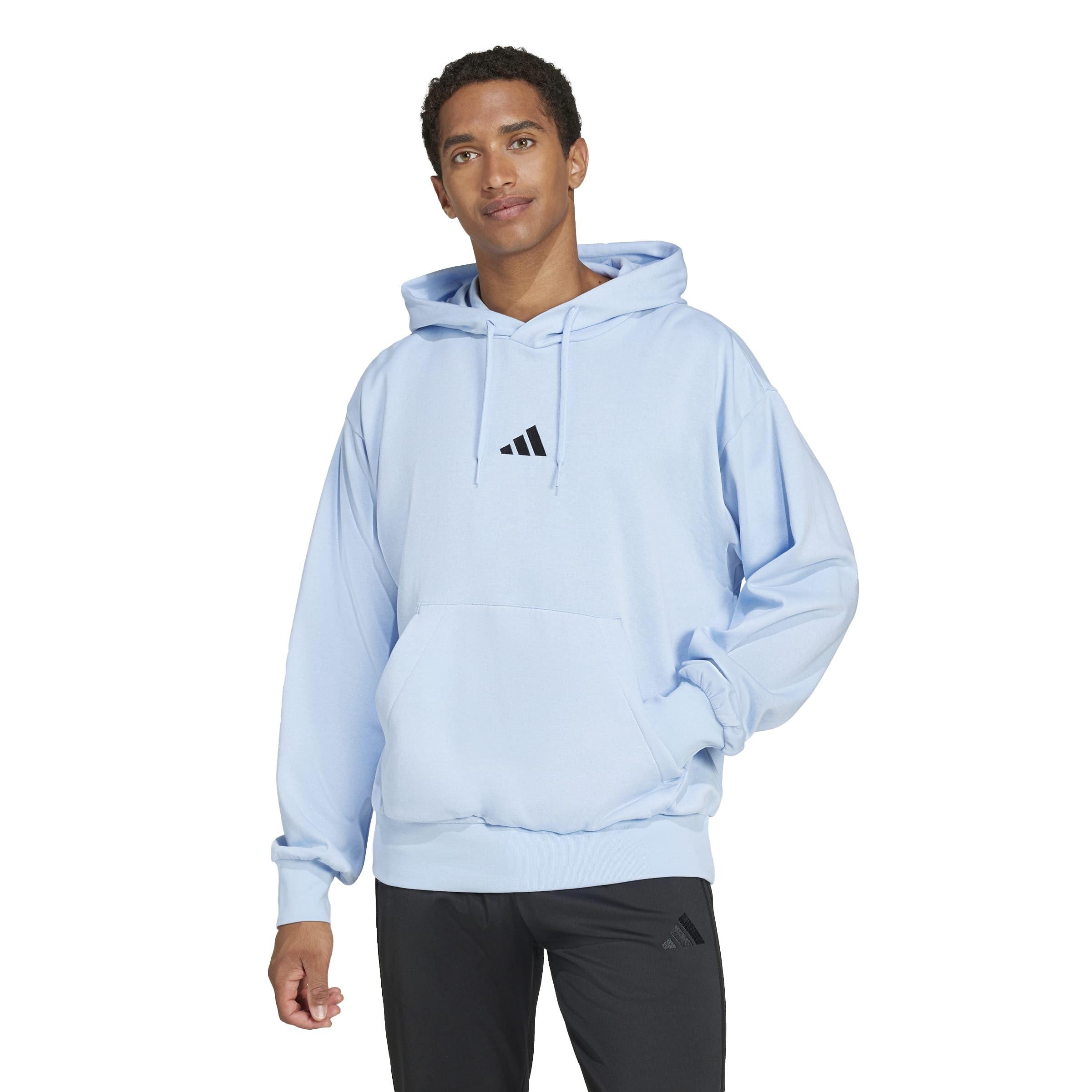 adidas Men's Essentials Feel Cozy Fleece Hoodie Sweatshirt
