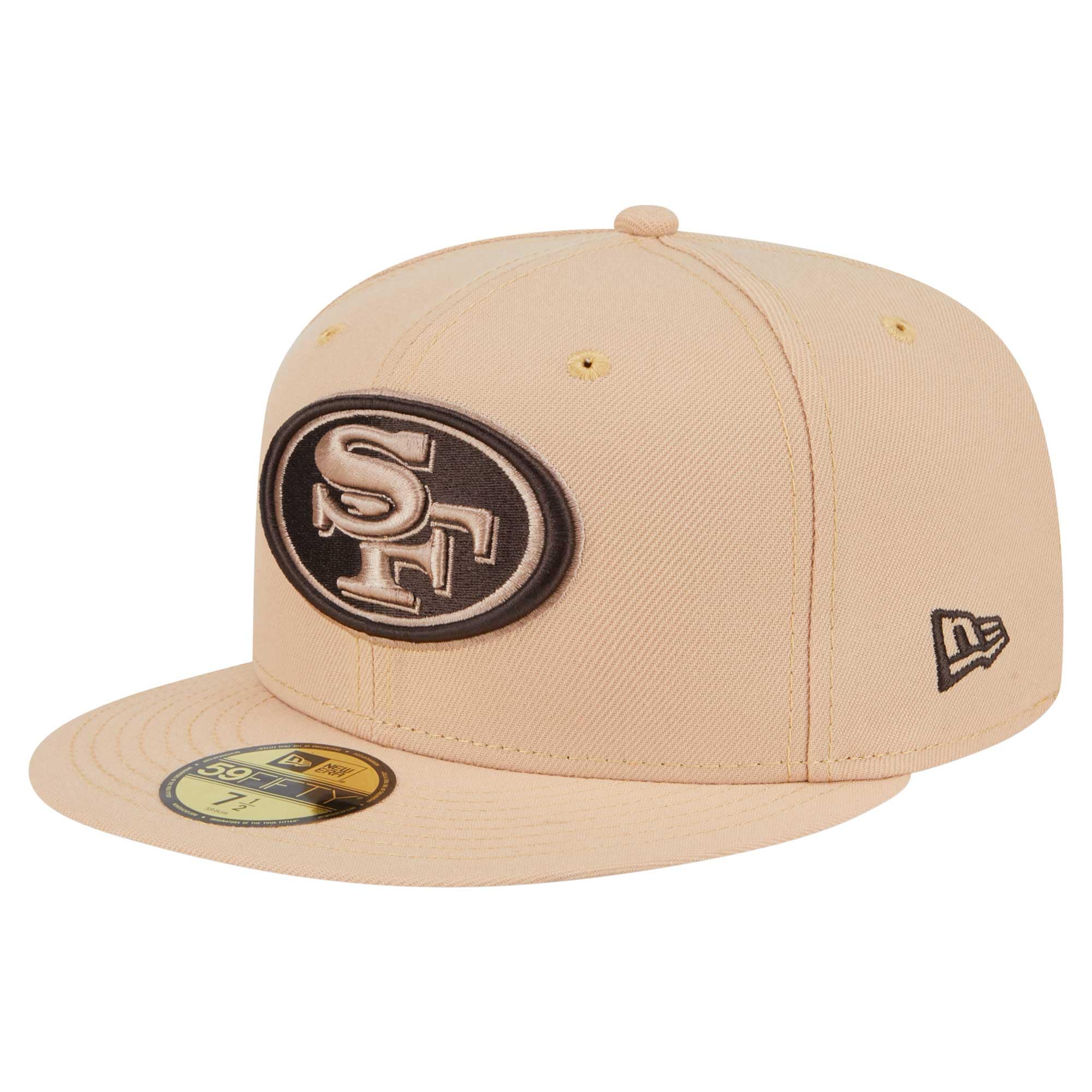 New Era Men's Tan NFL Candied Pecan 59FIFTY Fitted Hat