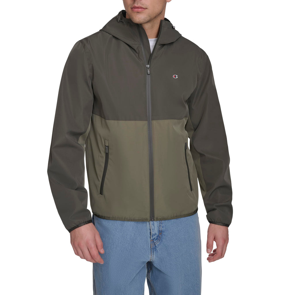 Champion Men's Performance Windbreaker Rain Jacket With Hood