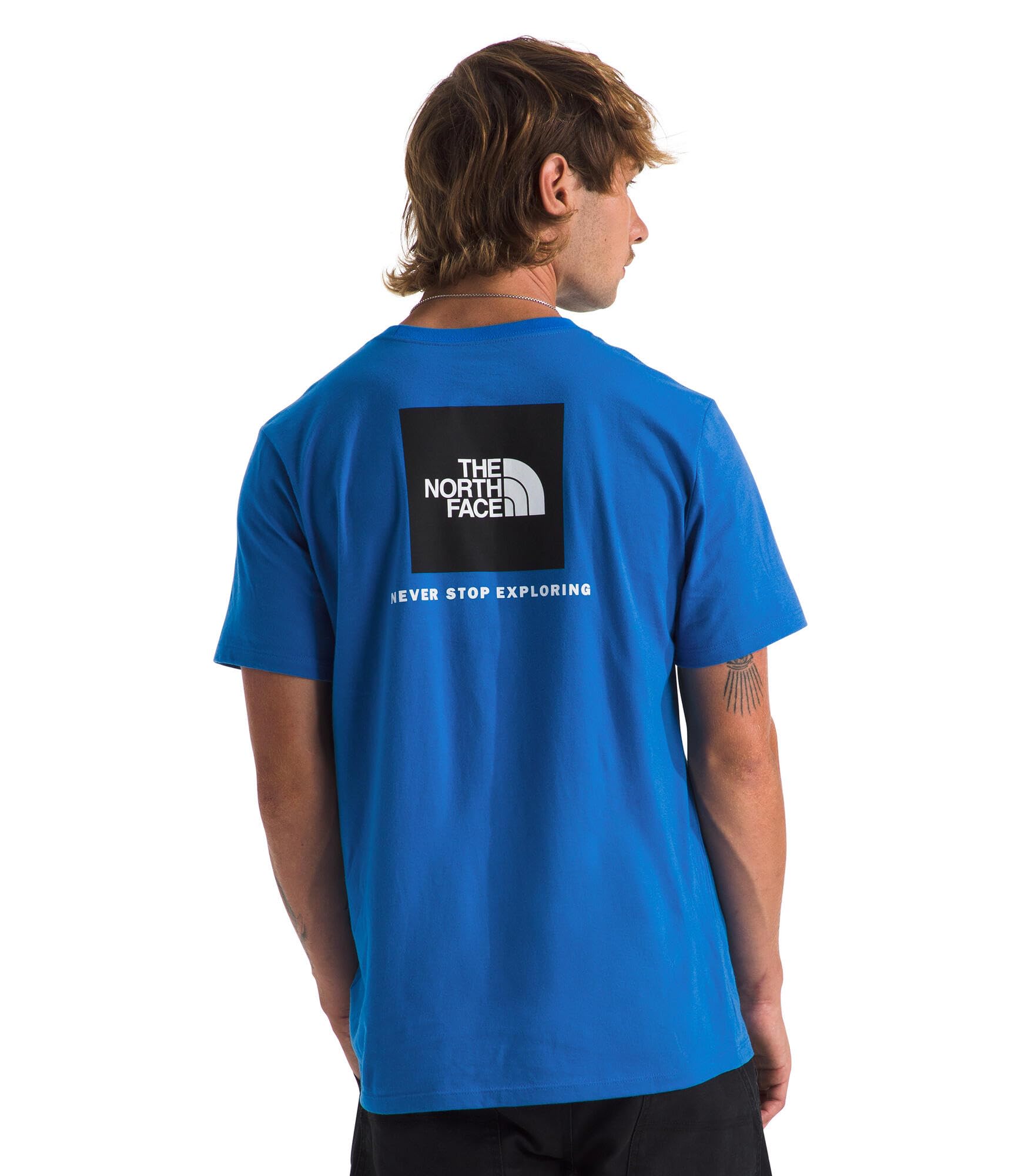 THE NORTH FACE Men's Core Box NSE Short Sleeve Tee | Branded T-shirt With a Ribbed Collar