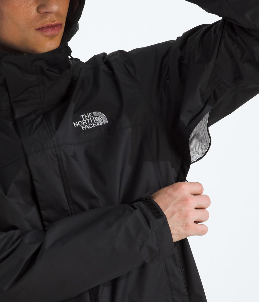 The North Face mens Venture 2 Jacket - Waterproof & Windproof Hooded Raincoat, Adjustable Hood, Breathable Pit-zips