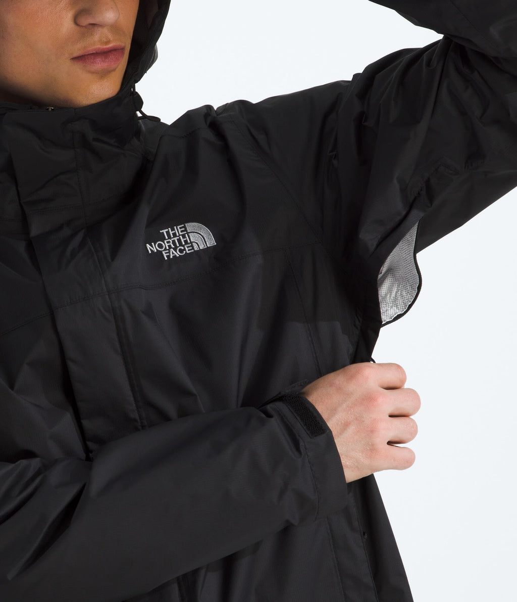 The North Face mens Venture 2 Jacket - Waterproof & Windproof Hooded Raincoat, Adjustable Hood, Breathable Pit-zips
