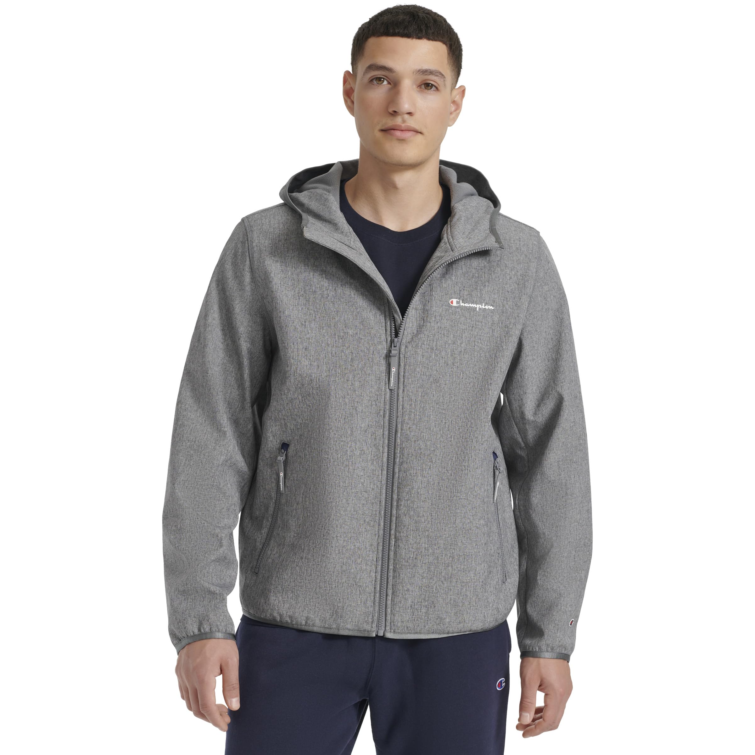 Champion Men's Lightweight Active Soft Shell Jacket With Hood