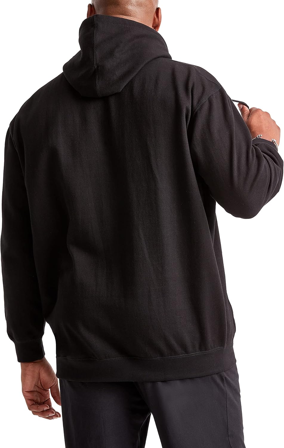 Champion Men's Fleece Script Logo Hoodie (Reg. Or Big & Tall)