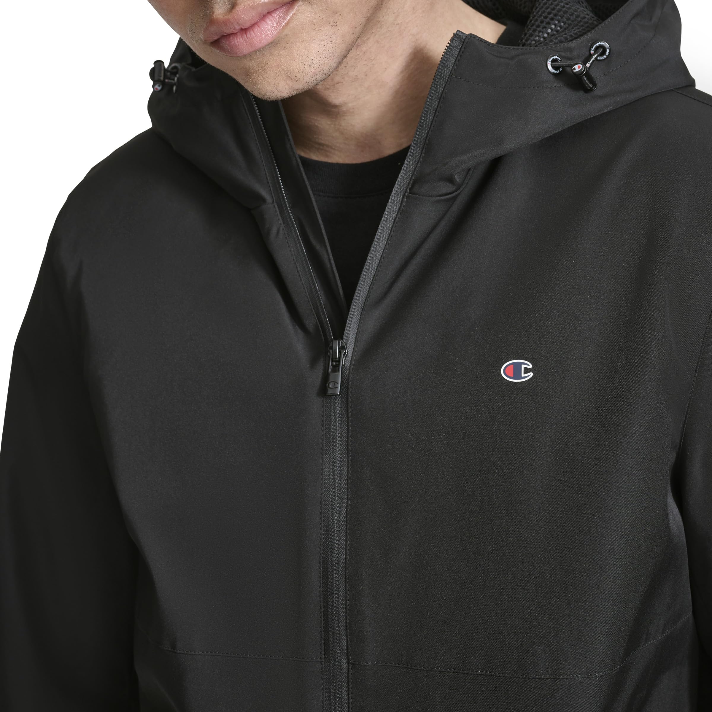 Champion Men's Performance Windbreaker Rain Jacket With Hood