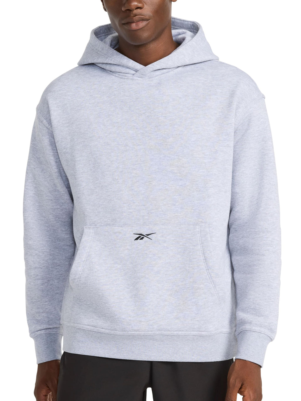 Reebok Men's Transition Hoodie, Oversized Fit, Midweight Cotton-poly Fleece Fabric