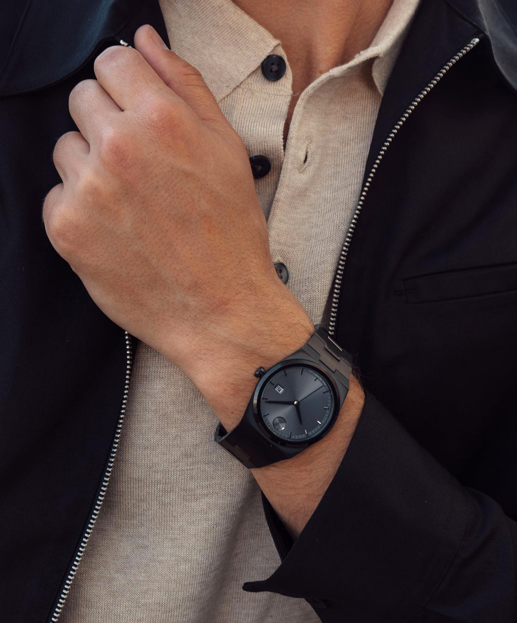 Movado Bold Quest Men's Sport Watch - Swiss Quartz Movement, Stainless Steel Link Bracelet - 5 ATM Water Resistance - Luxury Fashion Timepiece for Him - 40mm