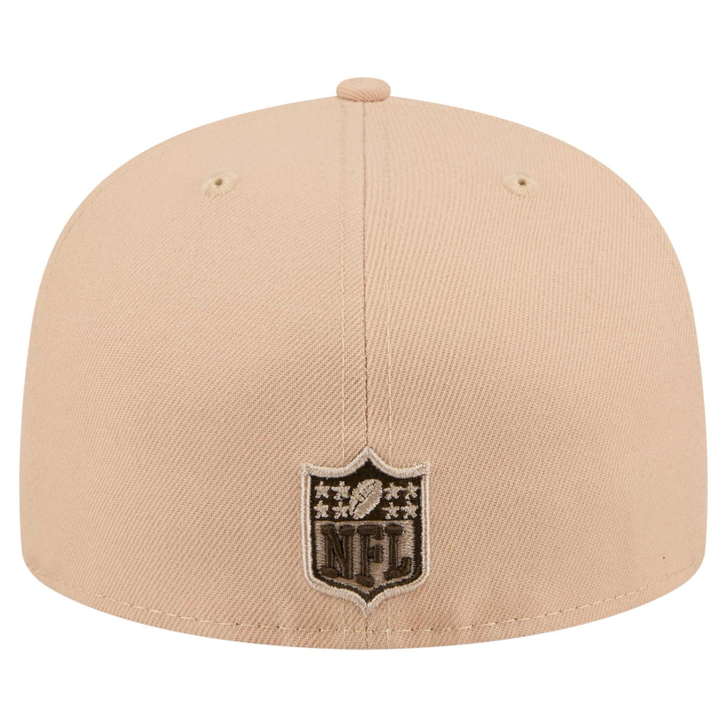 New Era Men's Tan NFL Candied Pecan 59FIFTY Fitted Hat