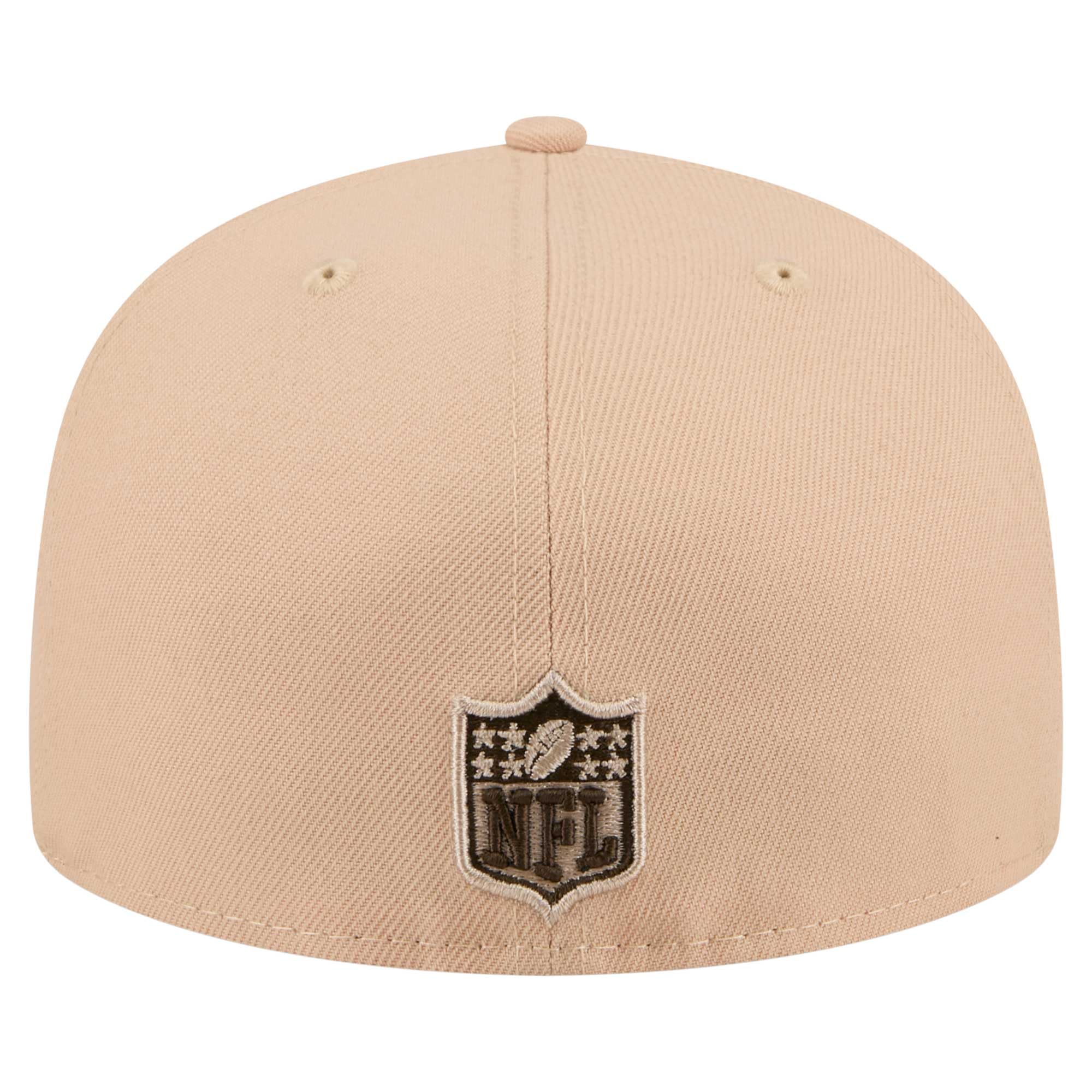 New Era Men's Tan NFL Candied Pecan 59FIFTY Fitted Hat