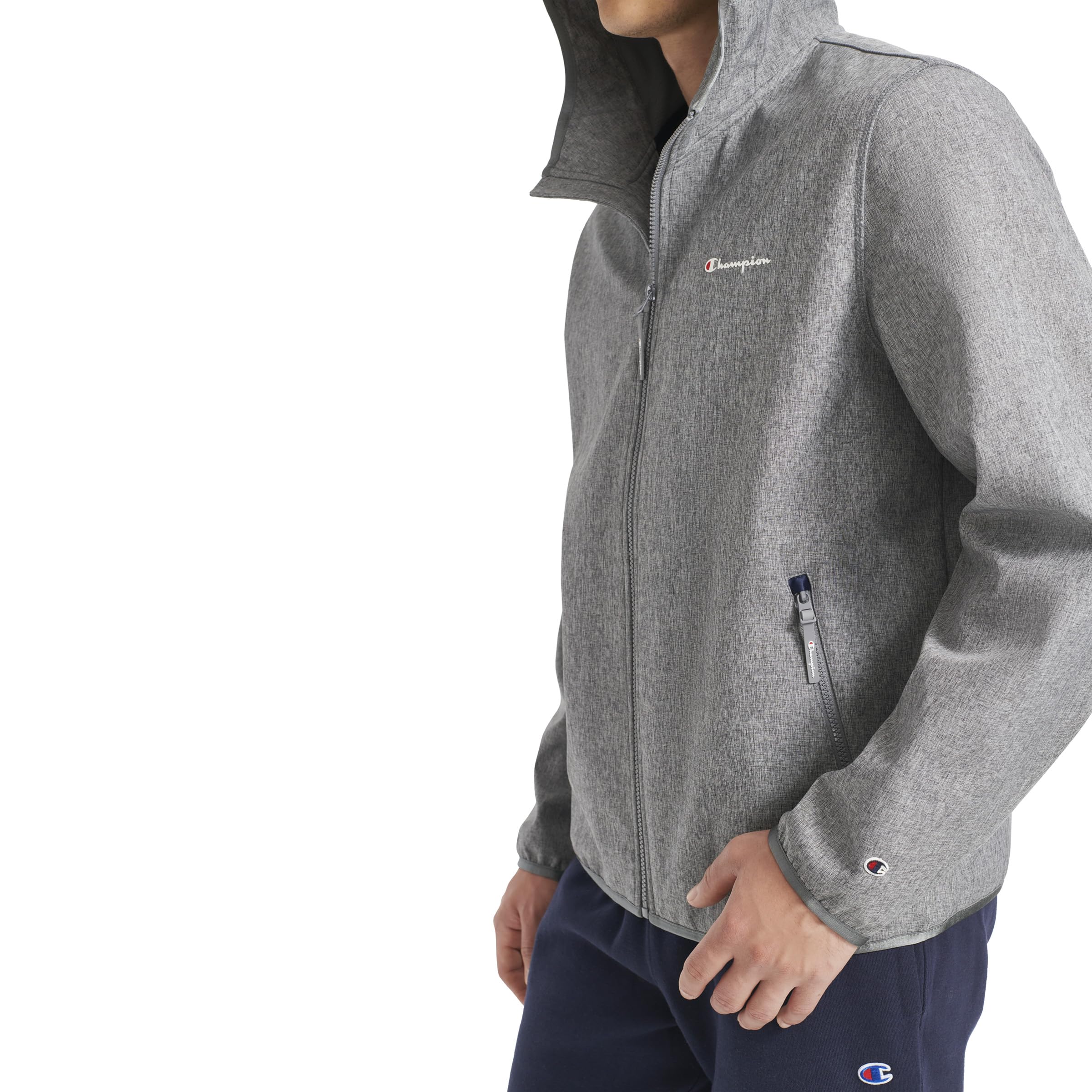 Champion Men's Lightweight Active Soft Shell Jacket With Hood