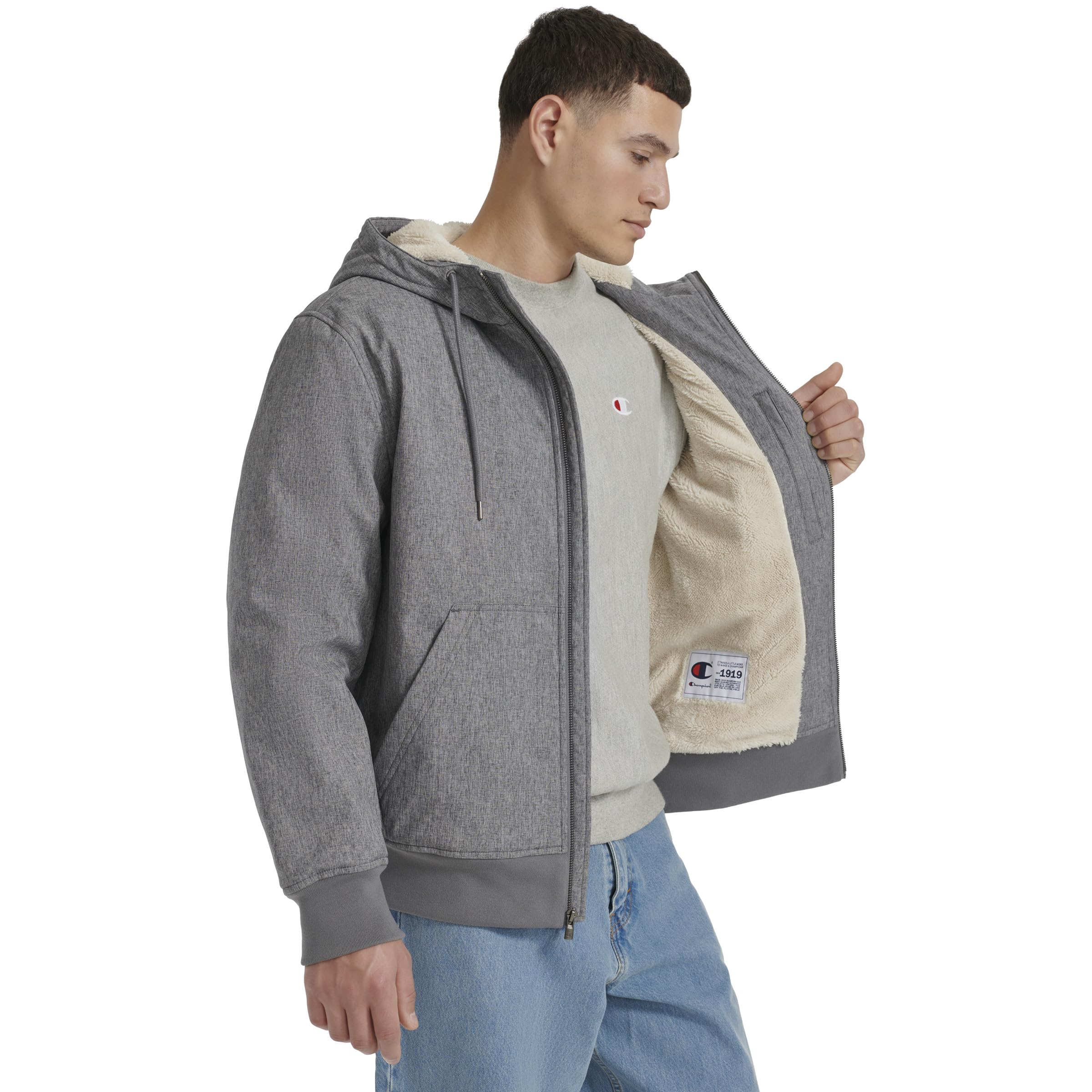 Champion Men's Sherpa Lined Hoodie