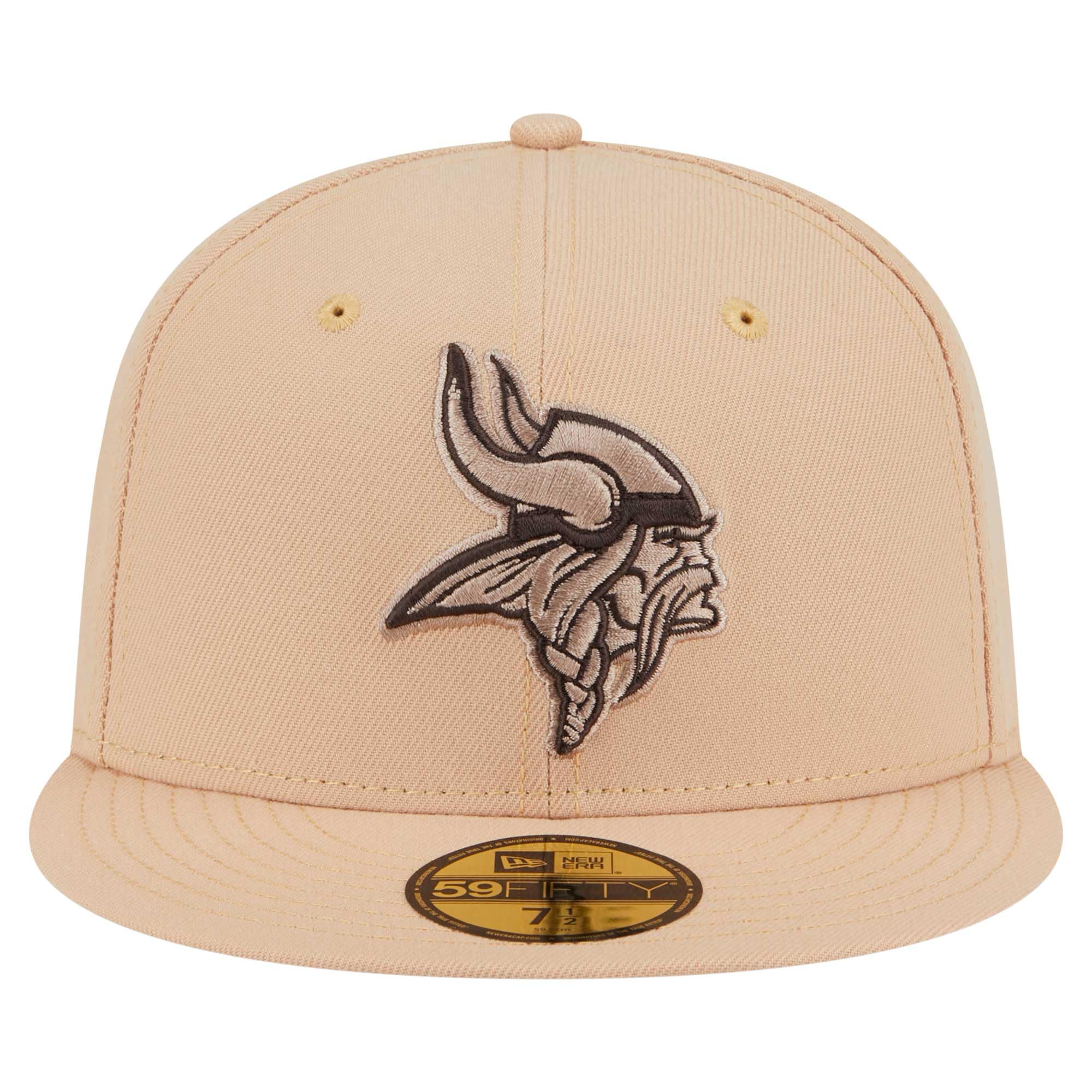 New Era Men's Tan NFL Candied Pecan 59FIFTY Fitted Hat