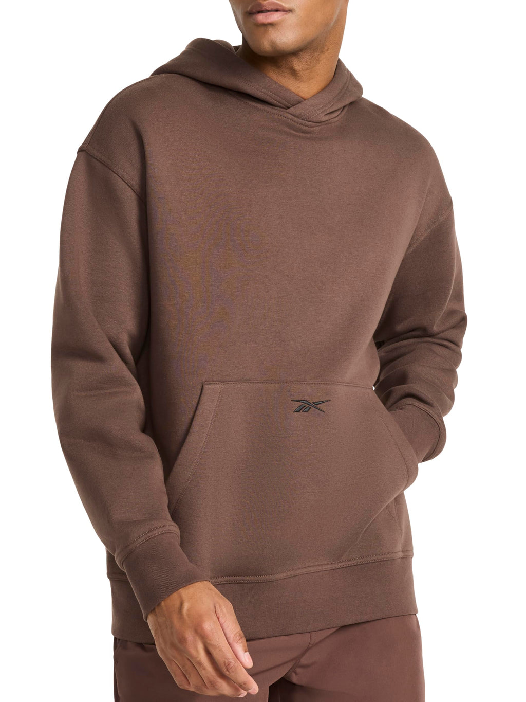 Reebok Men's Transition Hoodie, Oversized Fit, Midweight Cotton-poly Fleece Fabric