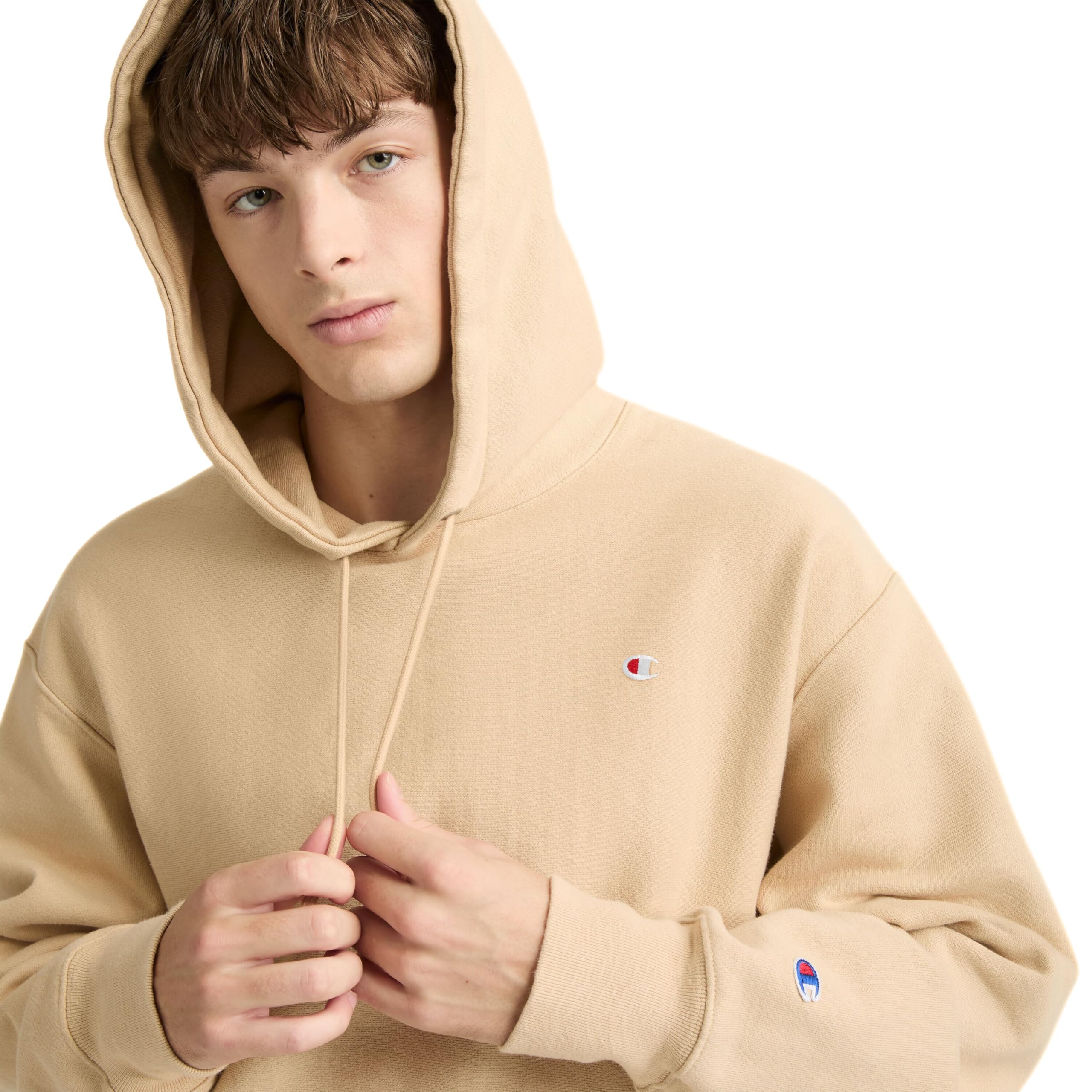 Champion Men's Reverse Weave Arena Hoodie, Embroidered Logo