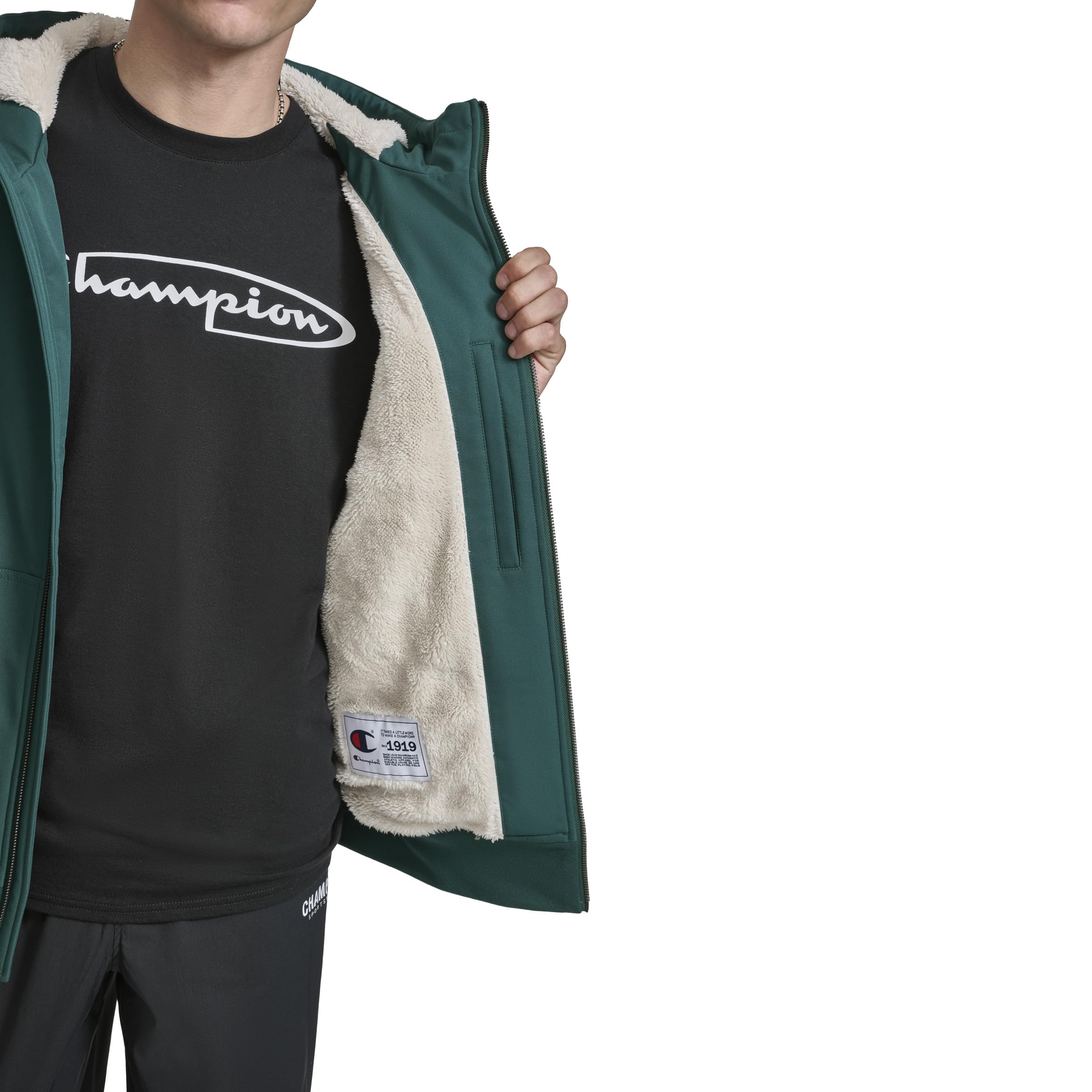 Champion Men's Sherpa Lined Hoodie