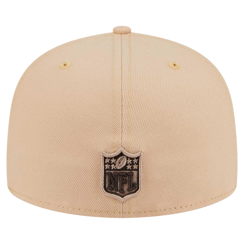 New Era Men's Tan NFL Candied Pecan 59FIFTY Fitted Hat