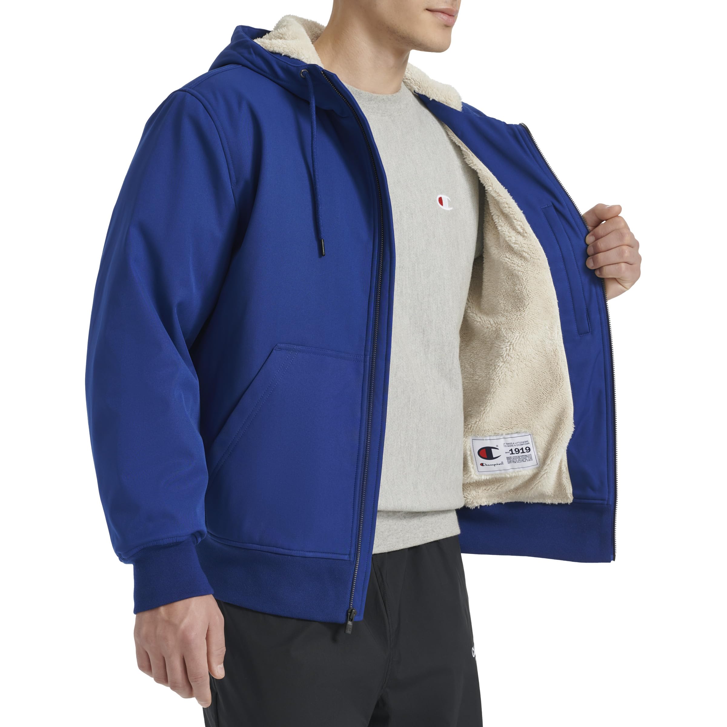 Champion Men's Sherpa Lined Hoodie