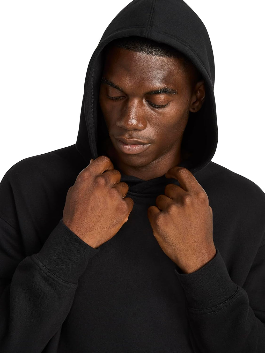 Reebok Men's Transition Hoodie, Oversized Fit, Midweight Cotton-poly Fleece Fabric