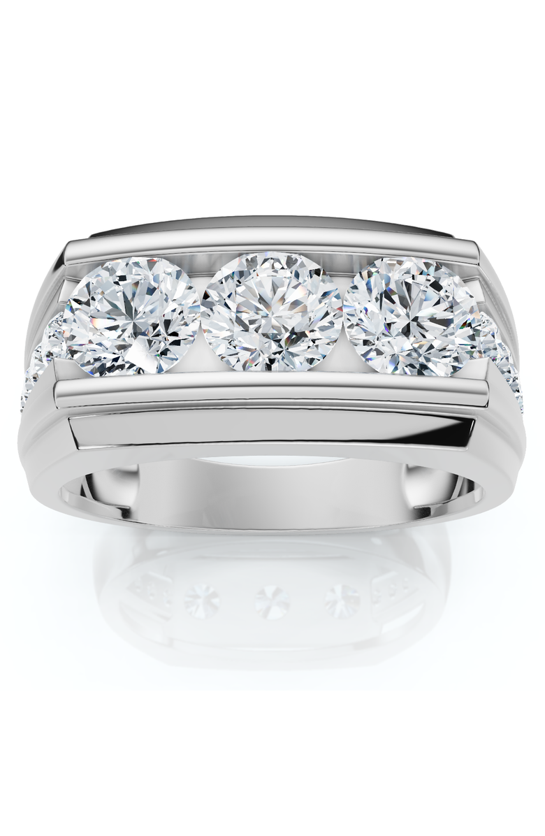 Men's 2Ct Diamond Accented Wedding Anniversary Ring 14k Gold Lab Grown FG/VS
