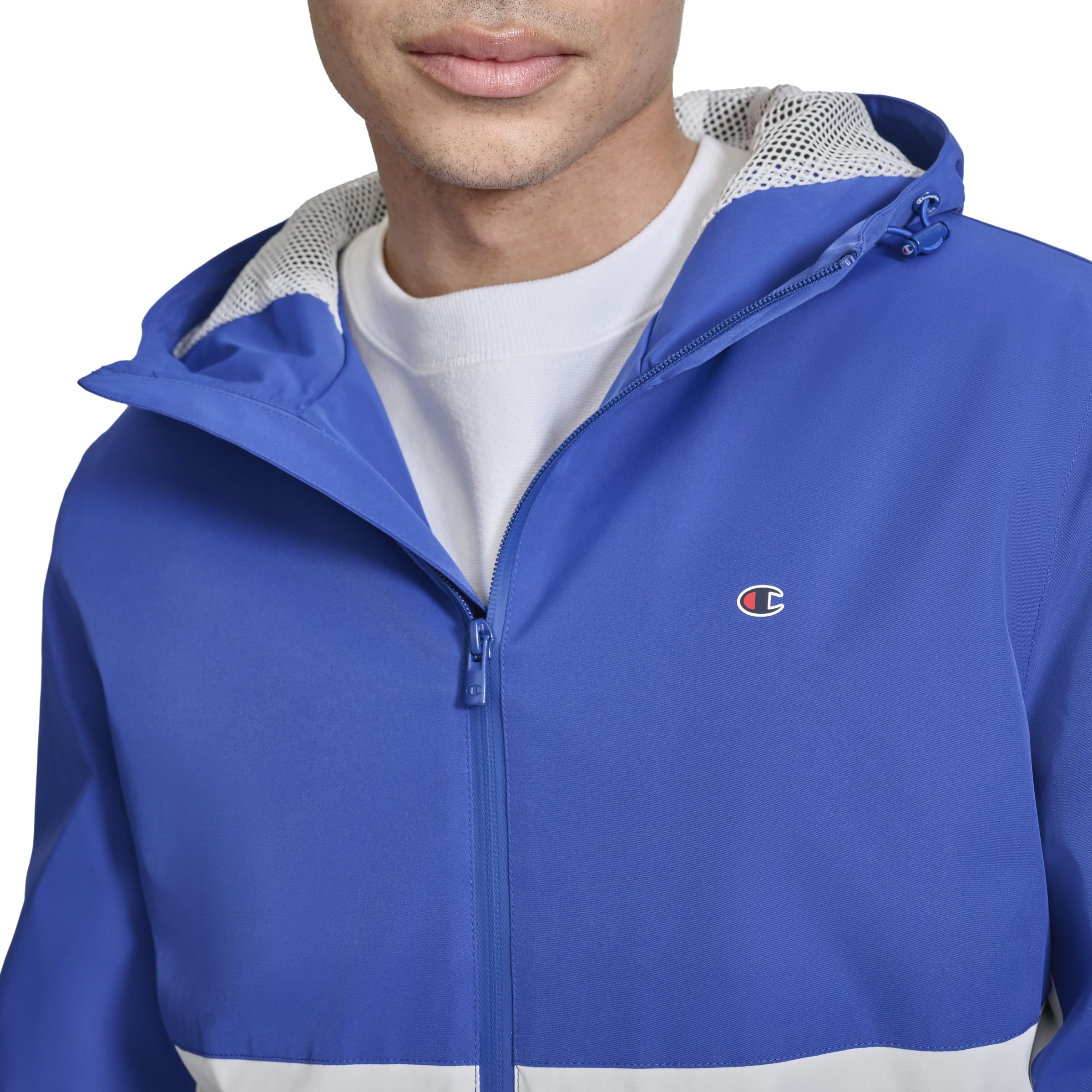 Champion Men's Performance Windbreaker Rain Jacket With Hood