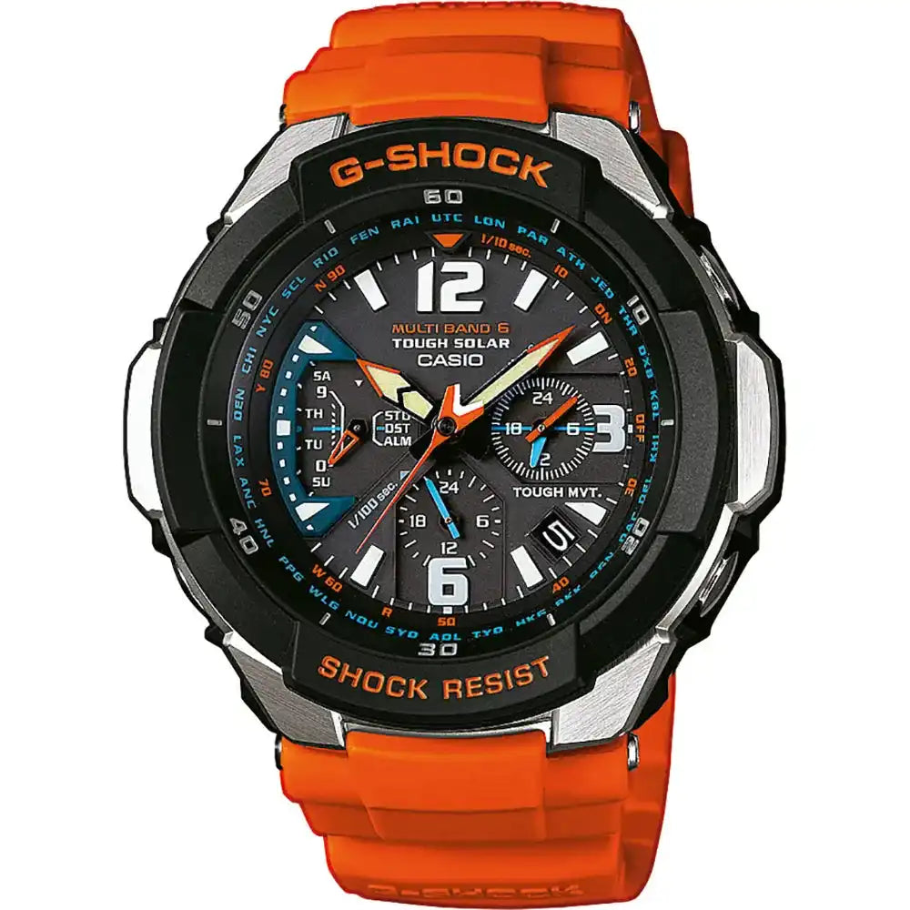 Casio Watch Gshock Sky Cockpit Tough Solar Multiband 6 Gw3000m4aer