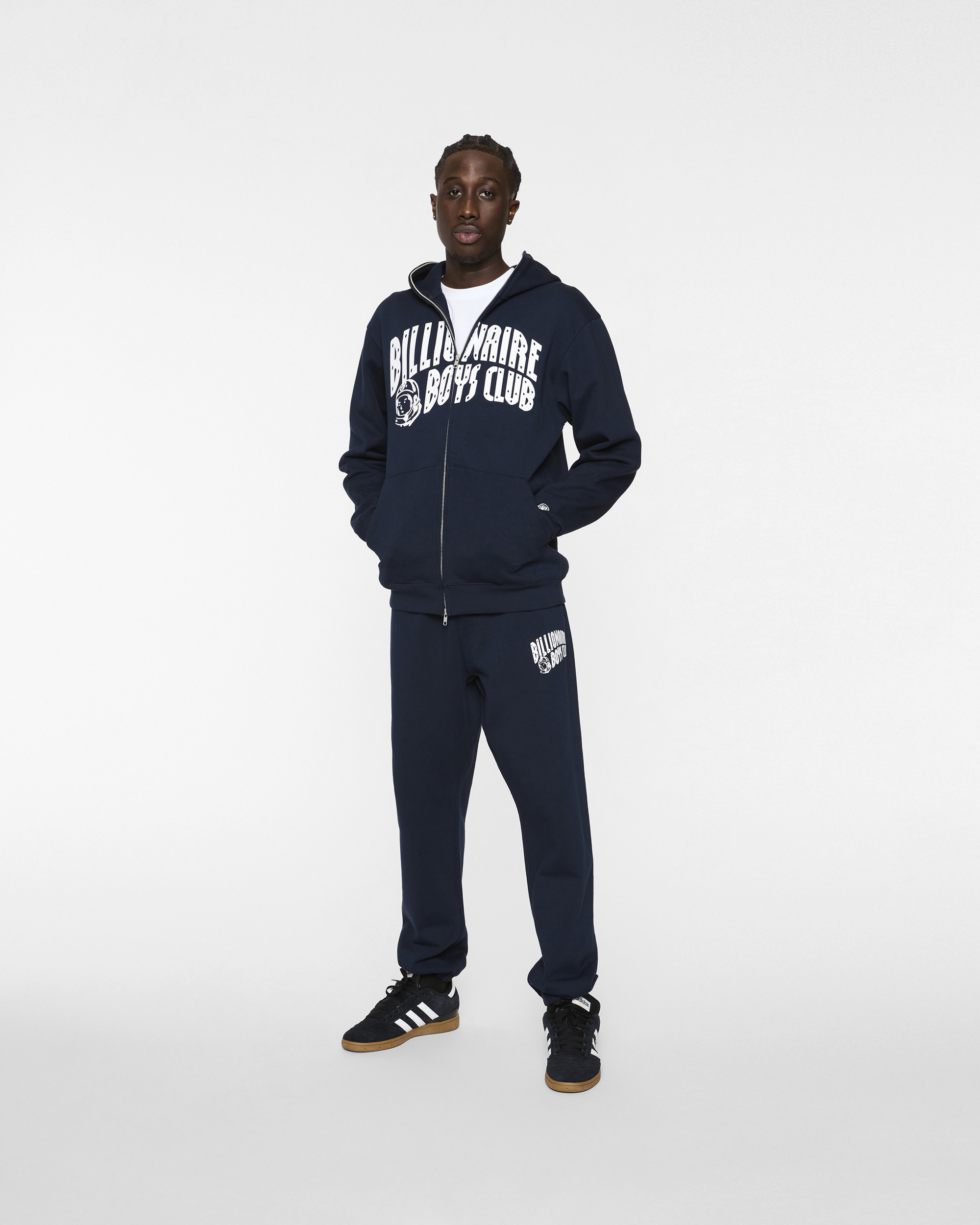 Classic Curve Logo Full Zip Hoodie
